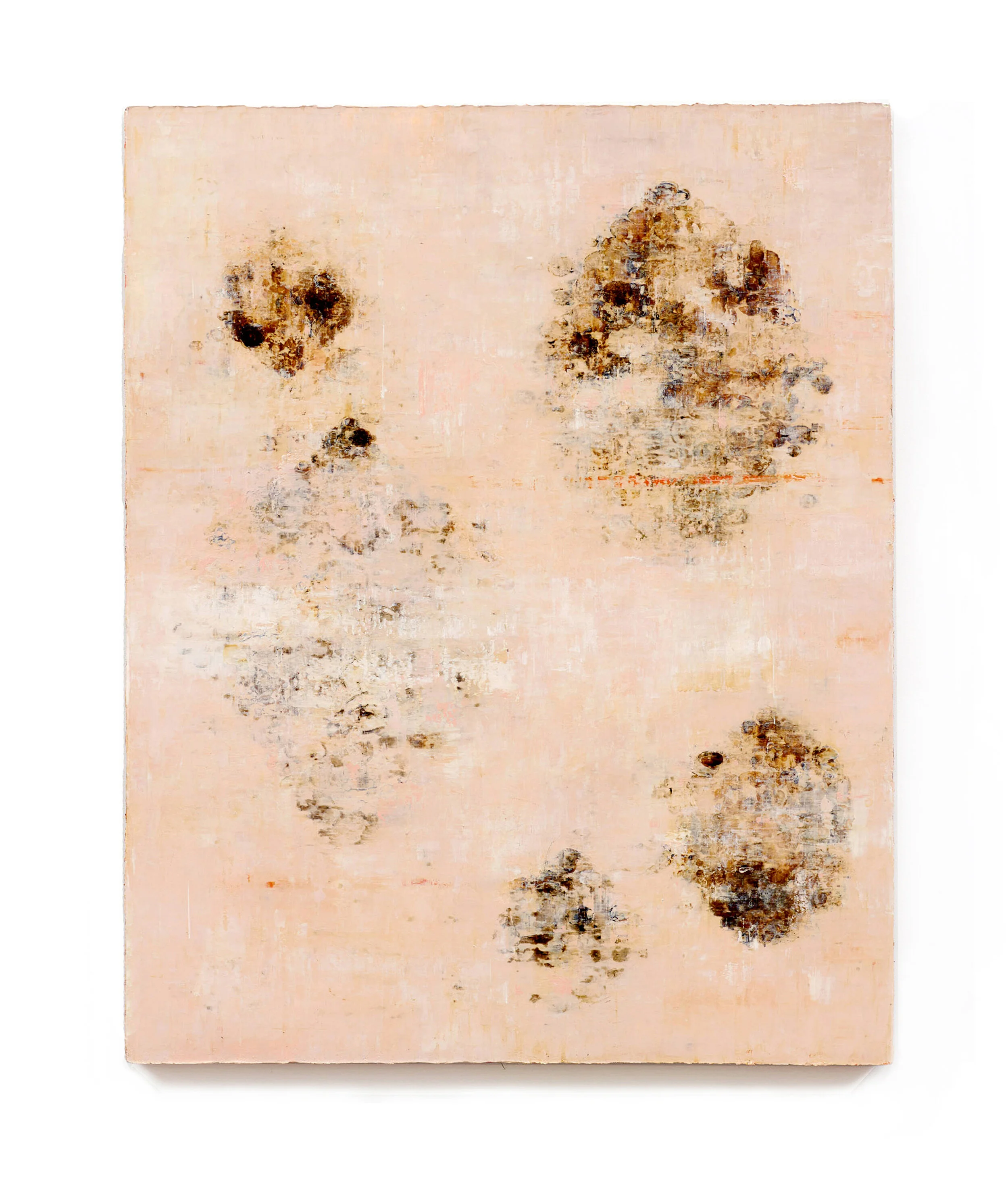  Pink Press 03, 2003 Oil, asphalt, alykd resin on canvas 60” x 48” 