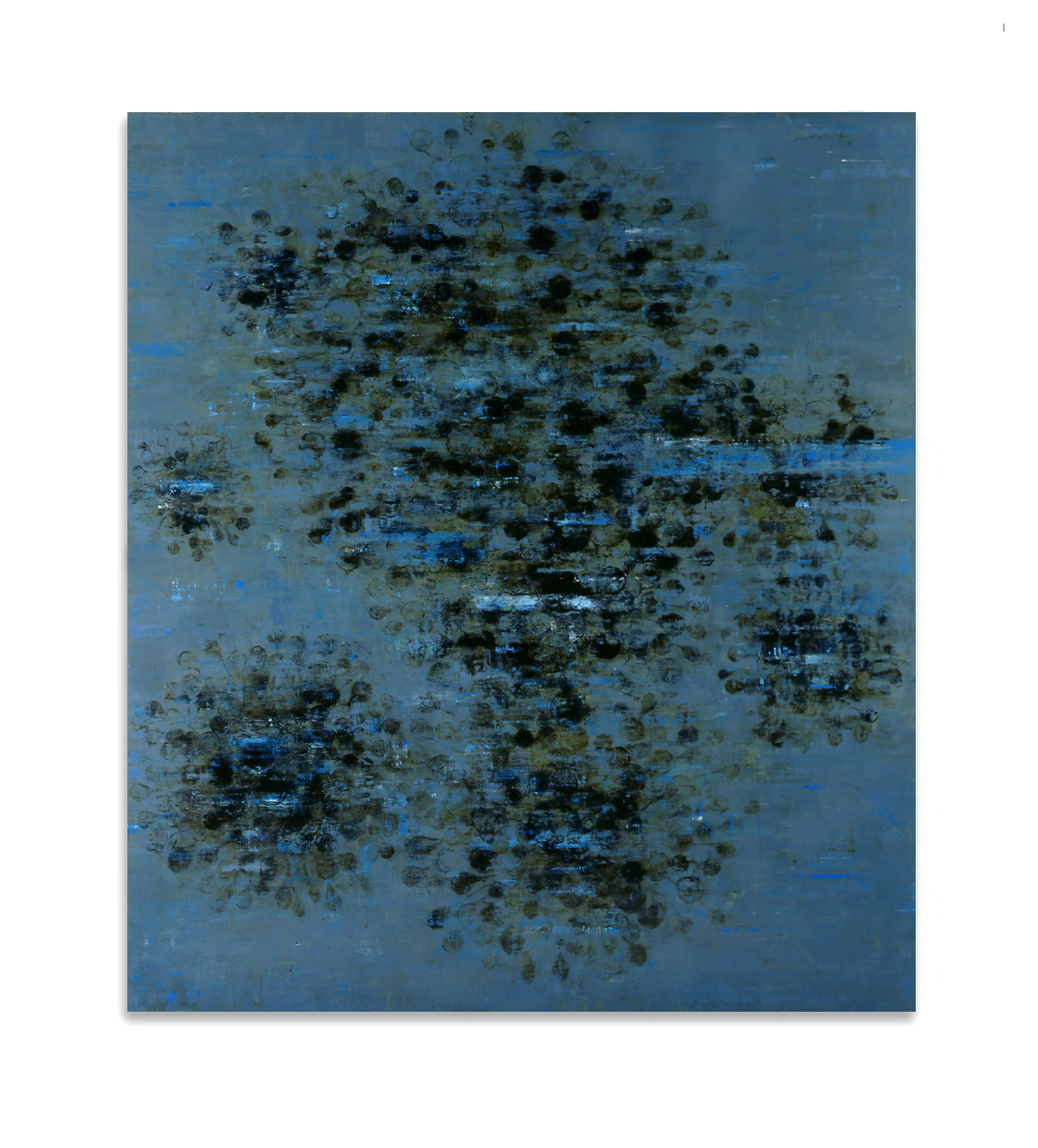  Spin Cycle, 2003 Oil, asphalt, alykd resin on canvas 96” x 84” 