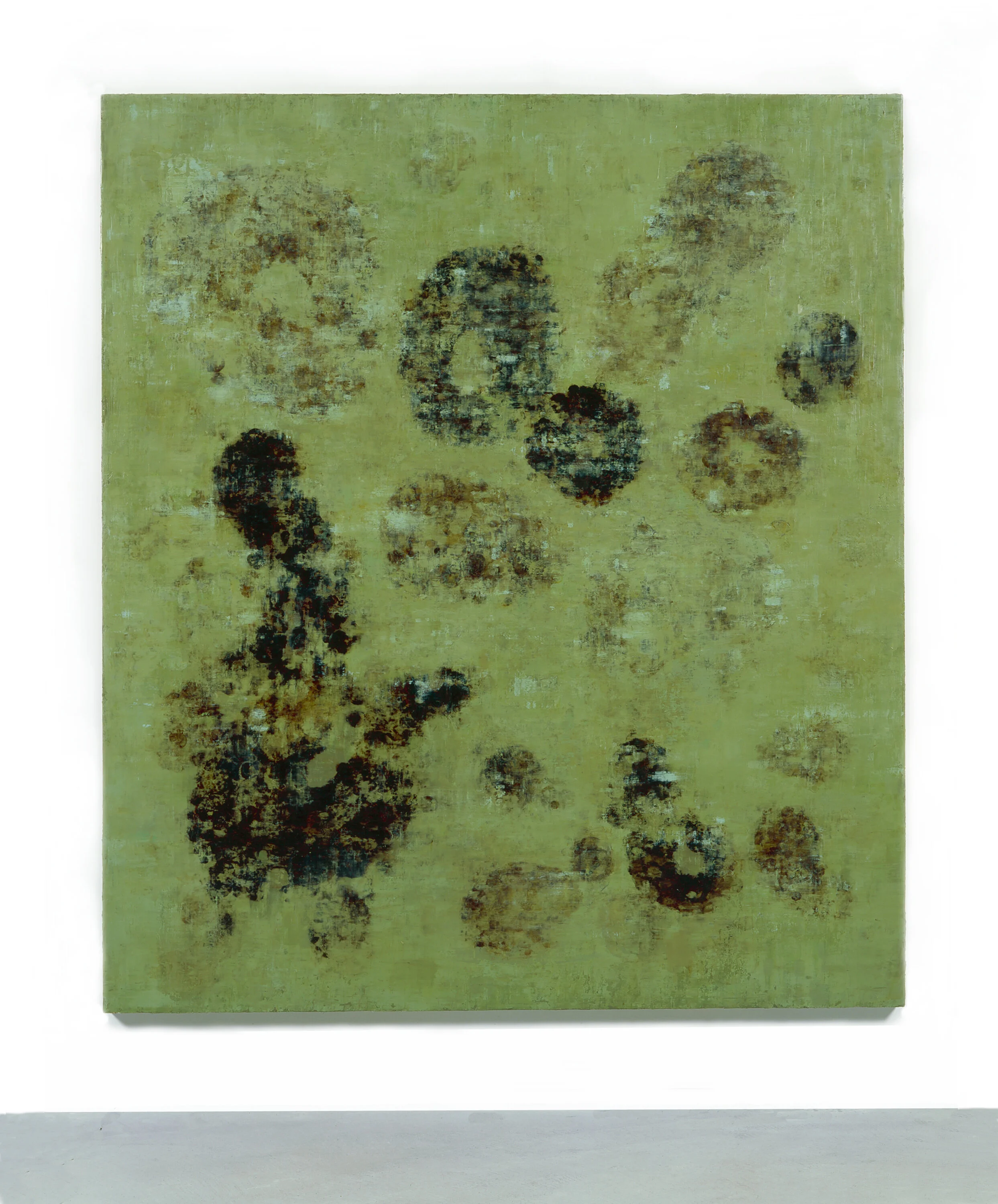  Homegrown, 2005 Oil, asphalt, alykd resin on canvas 96” x 84” 