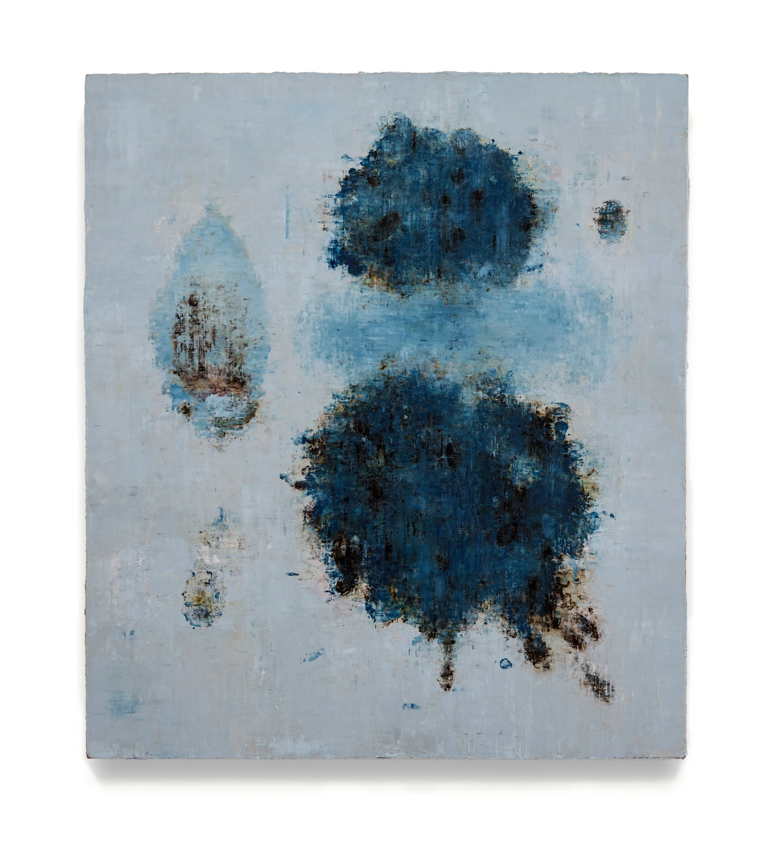  Split, 2007 Oil, asphaltum and alykd resin on canvas 45” x 38” 