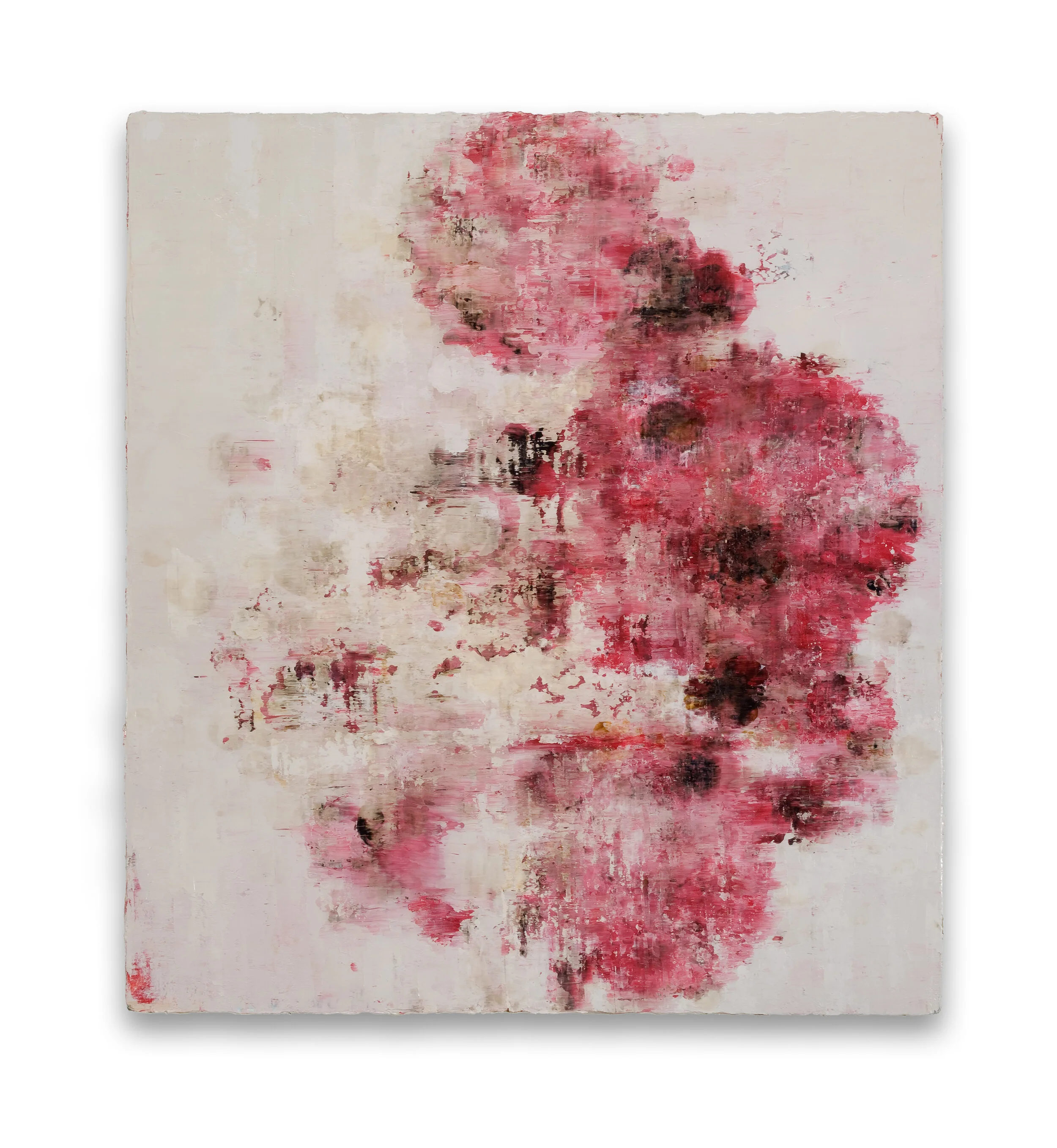  Elemental Forces IV, 2015 Oil and asphaltum on canvas 34” x 31” 
