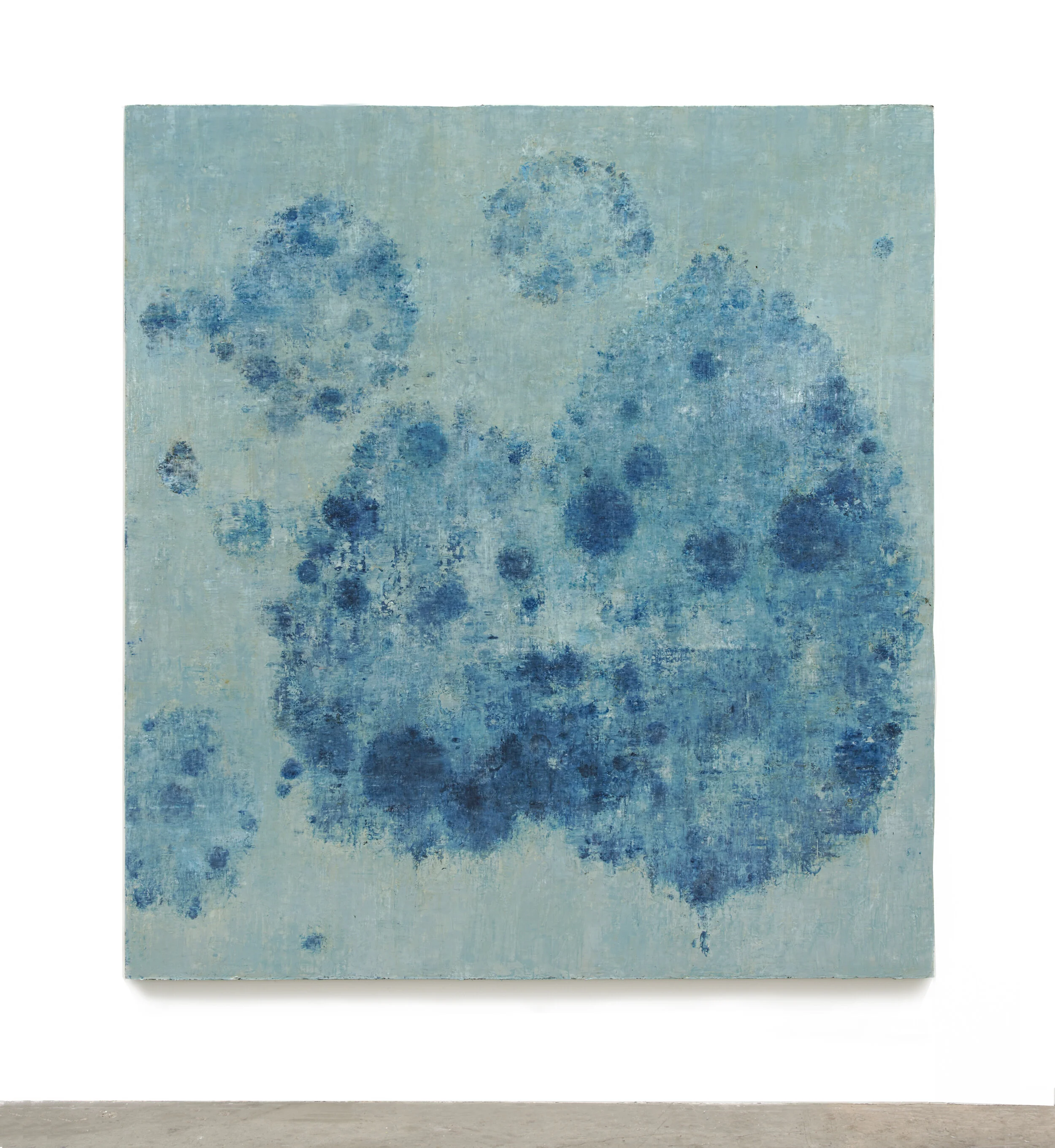 The Cold in Winter V, 2016 Oil, enamel, asphaltum and alykd resin on canvas 82” x 76” 