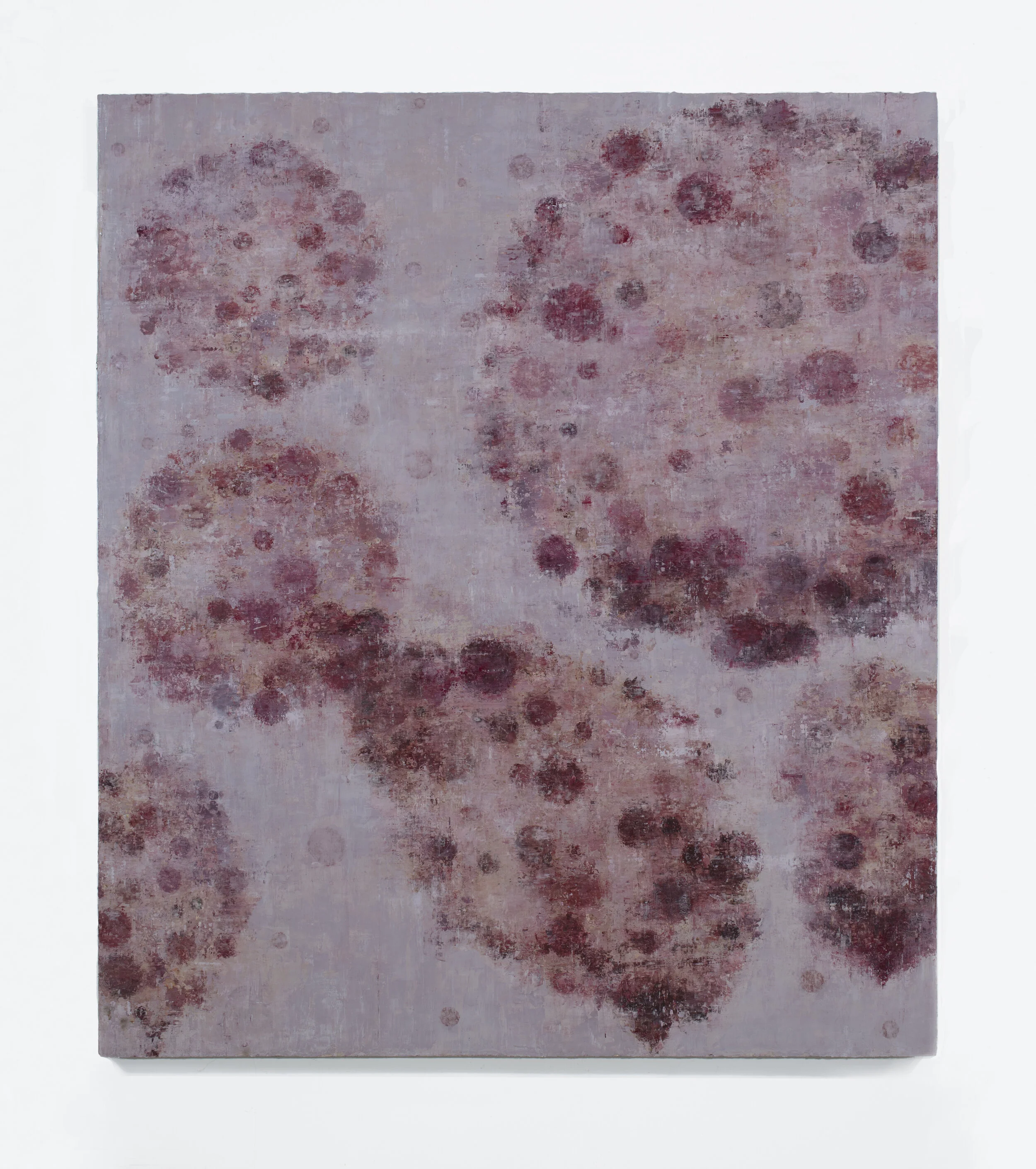  Elemental Forces VII, 2015-18 Oil, enamel, asphaltum and alykd resin on canvas 86” x 77” 