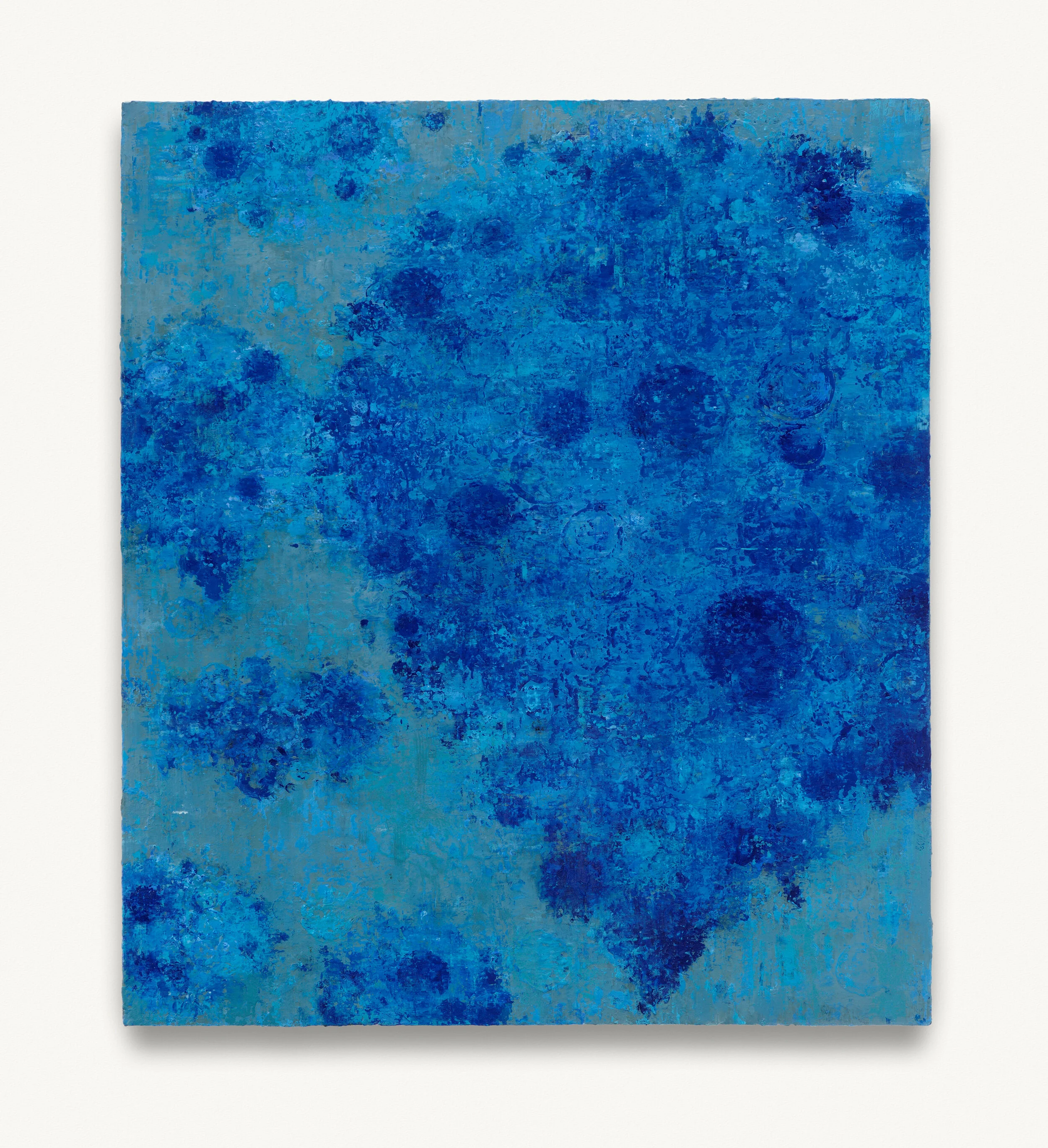 Inflatables III, 2018 Oil, enamel, asphaltum and alykd resin on canvas 40” x 36” 