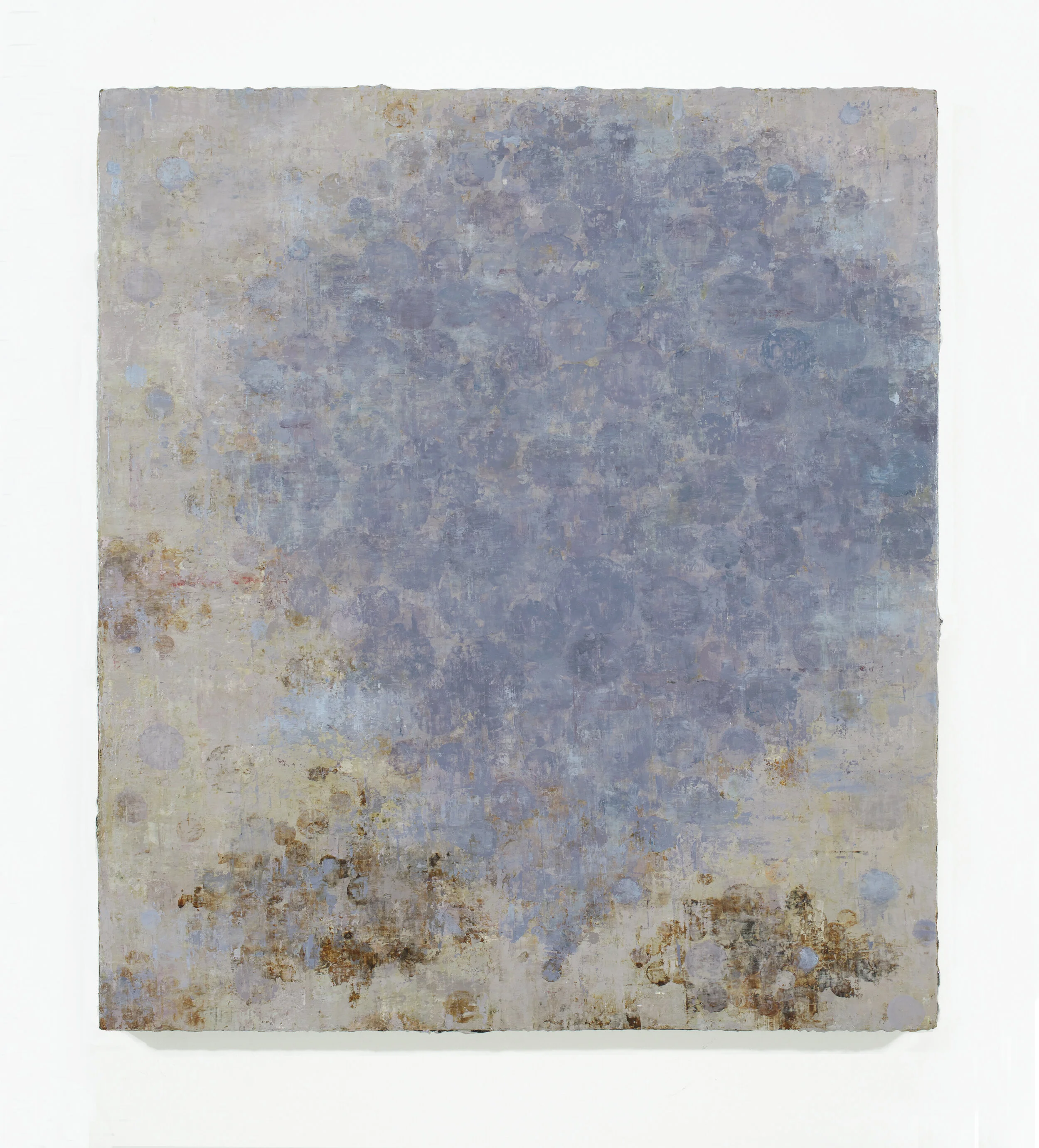  Inflatables VII, 2020 Oil, enamel, asphaltum and alykd resin on canvas 36” x 32” 