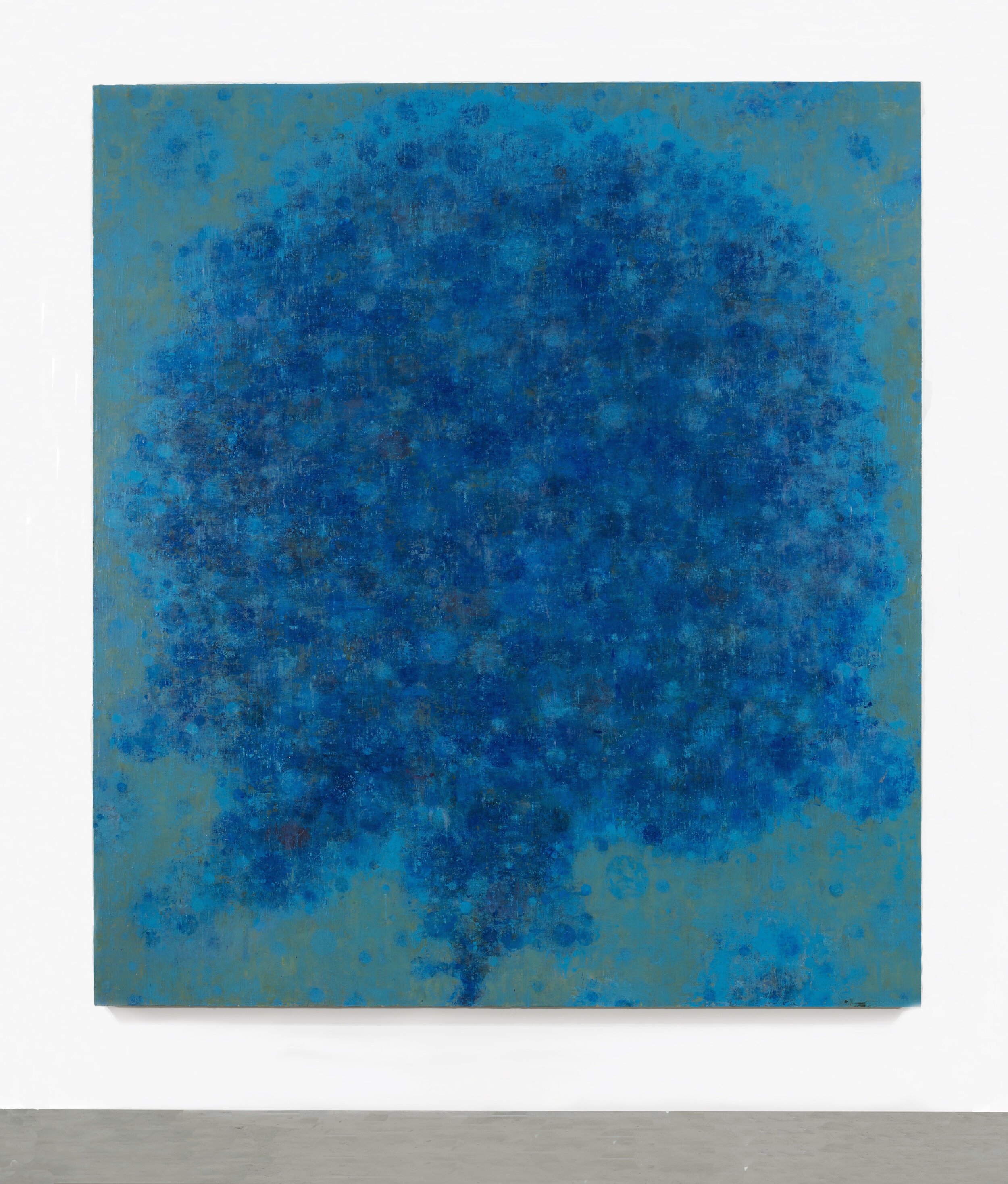  Inflatables V, 2020 Oil, enamel, asphaltum and alykd resin on canvas 84” x 76” 