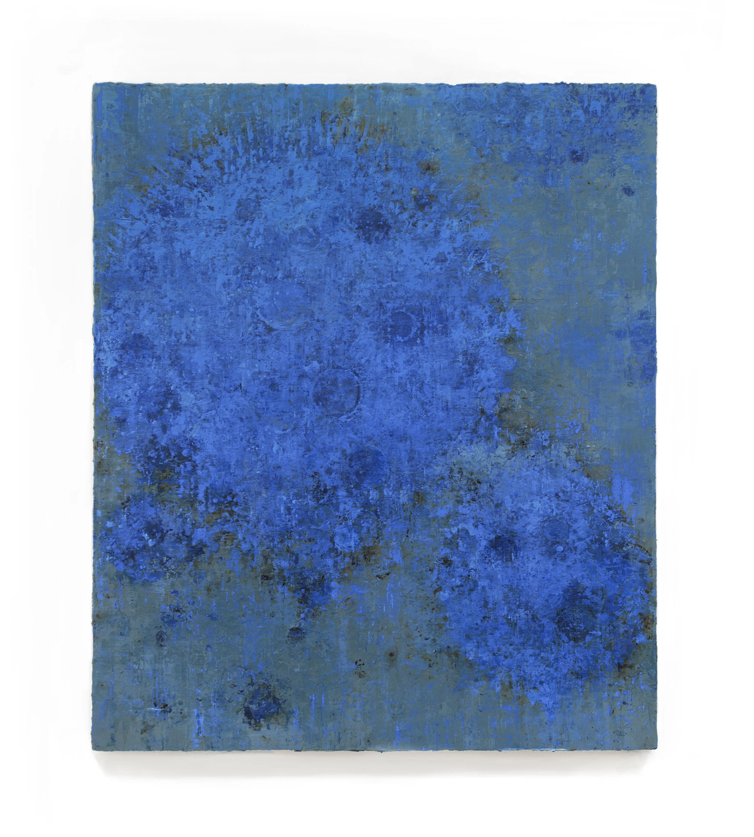  Nectary, 2017 Oil, enamel, asphaltum and alykd resin on canvas 43” x 36” 