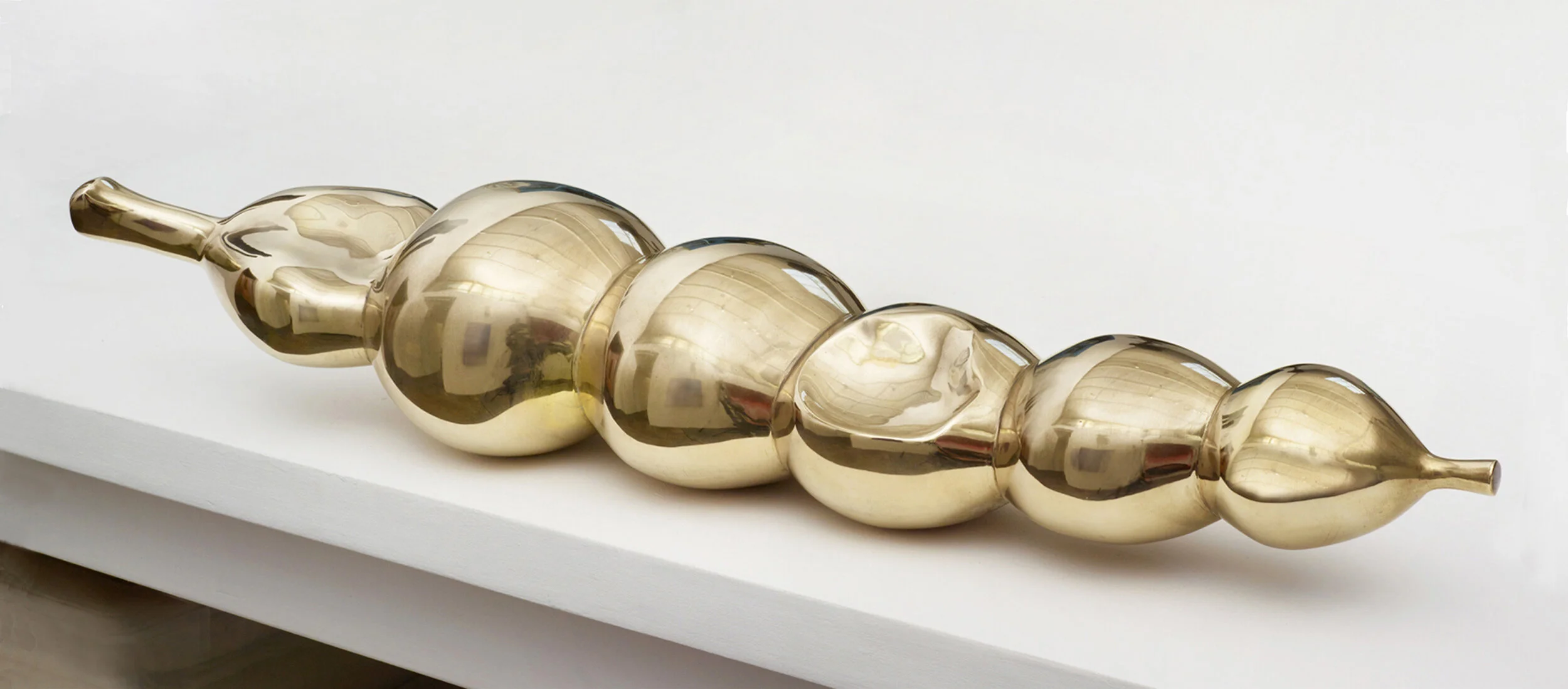  Gold Alga, 2014 Polished bronze 8” x 34” x 8” 