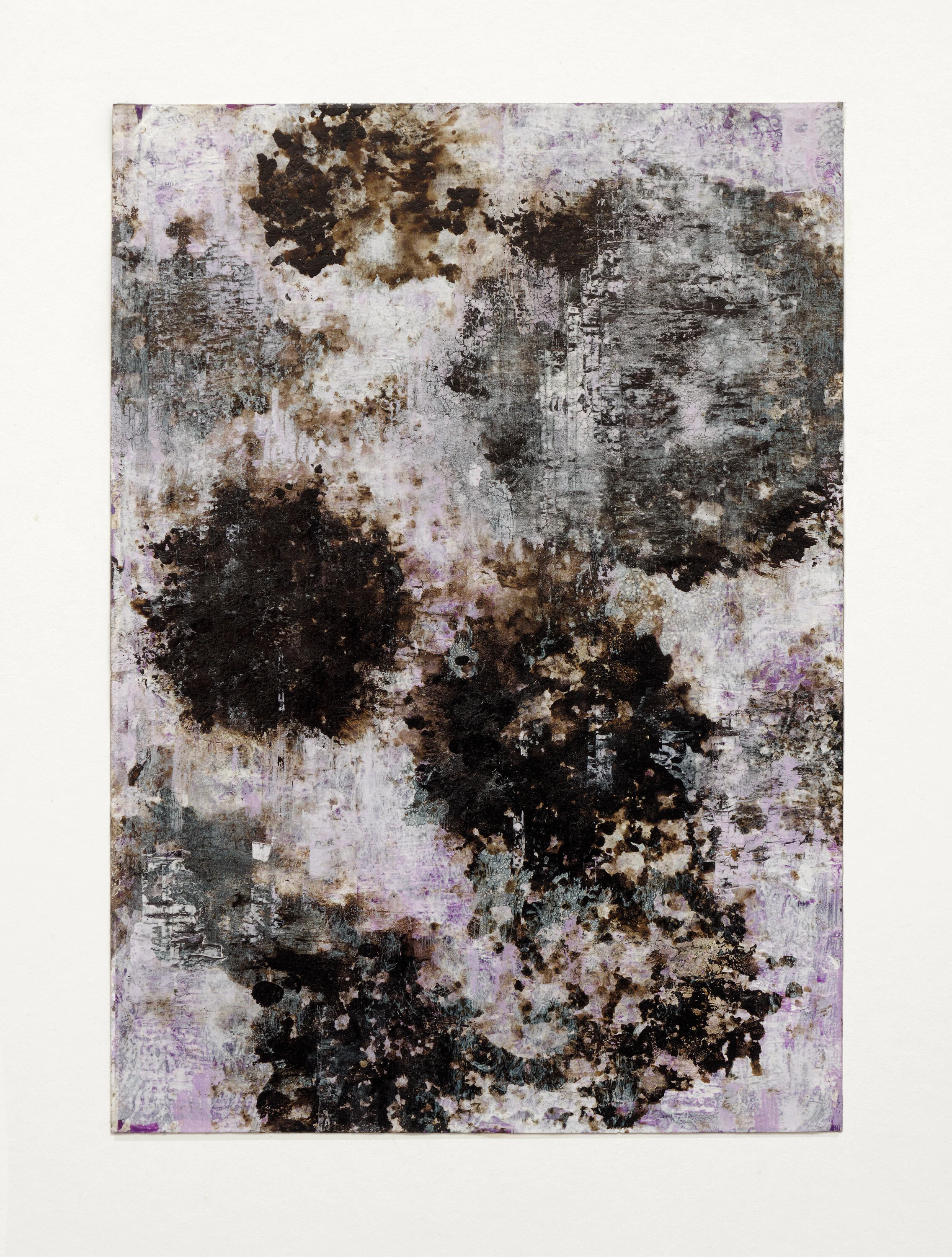  Elemental Forcoes 1, 2016 Acrylic ink and asphaltum on museum board 10.5” x 7.5” 