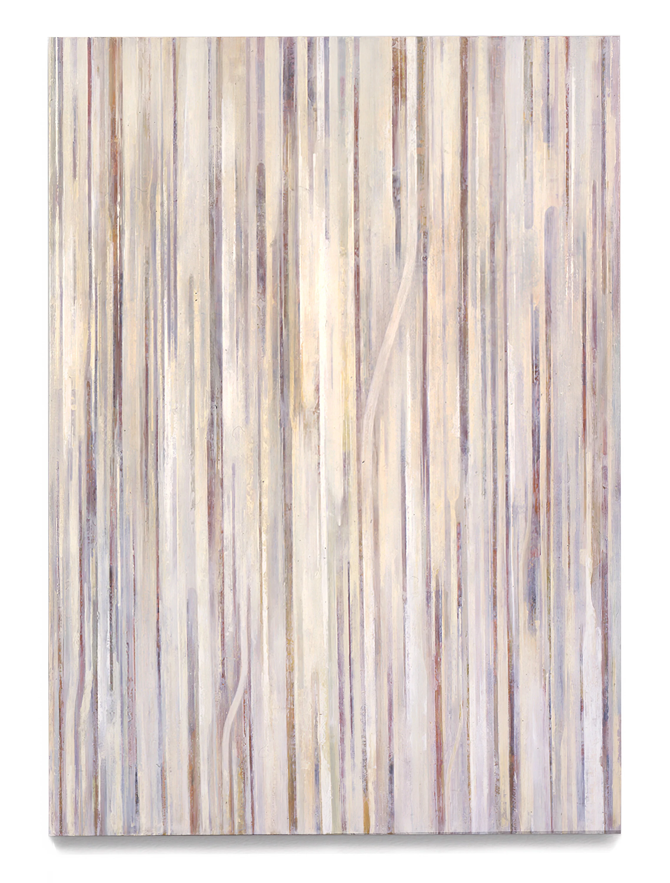  Fieldmarks XII, 1993 Oil, enamel and asphaltum on canvas 87” x 62” 