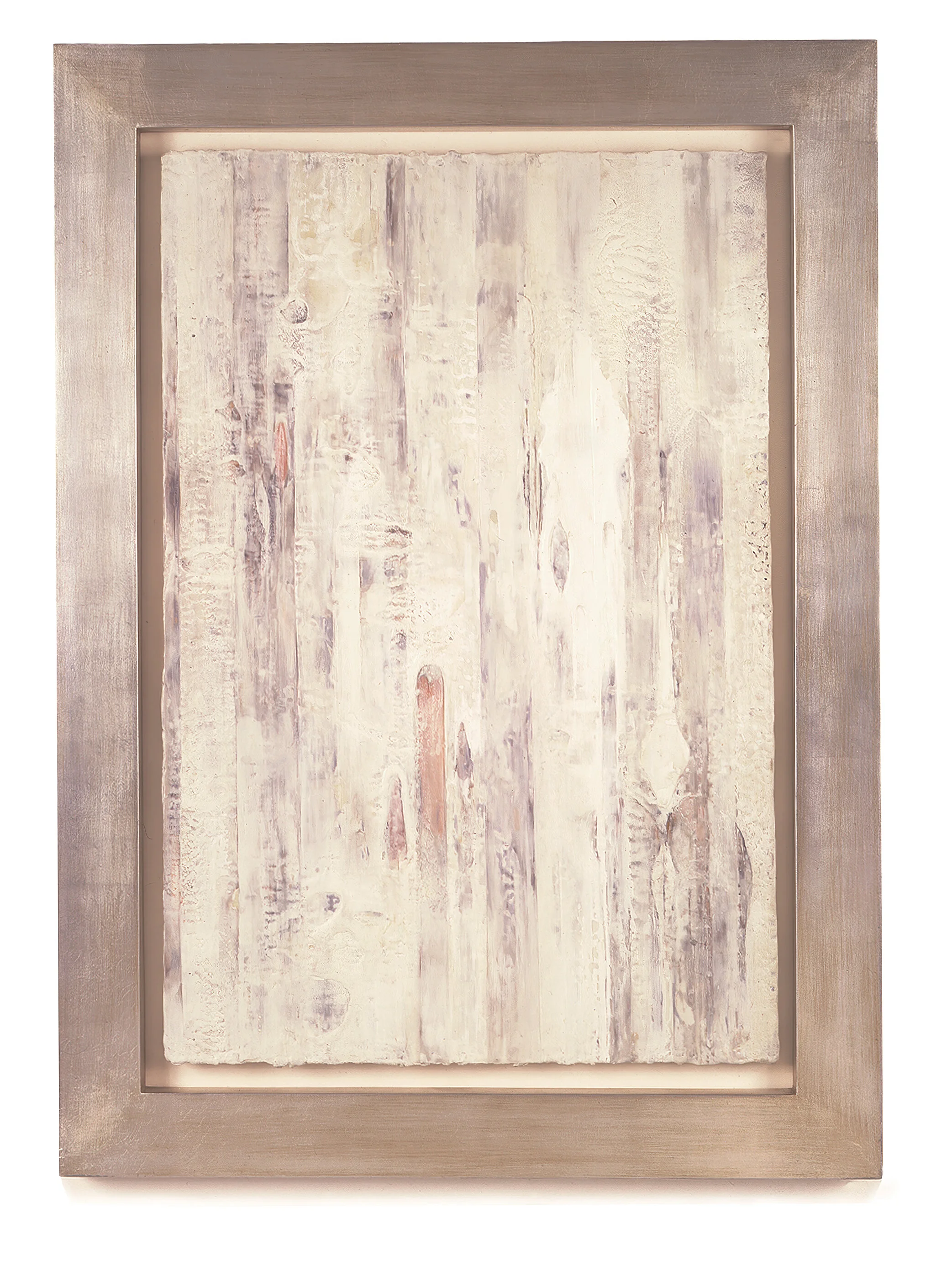  Untitled II, 1988 Encaustic and pigment on paper, on wood panel 32” x 26” 