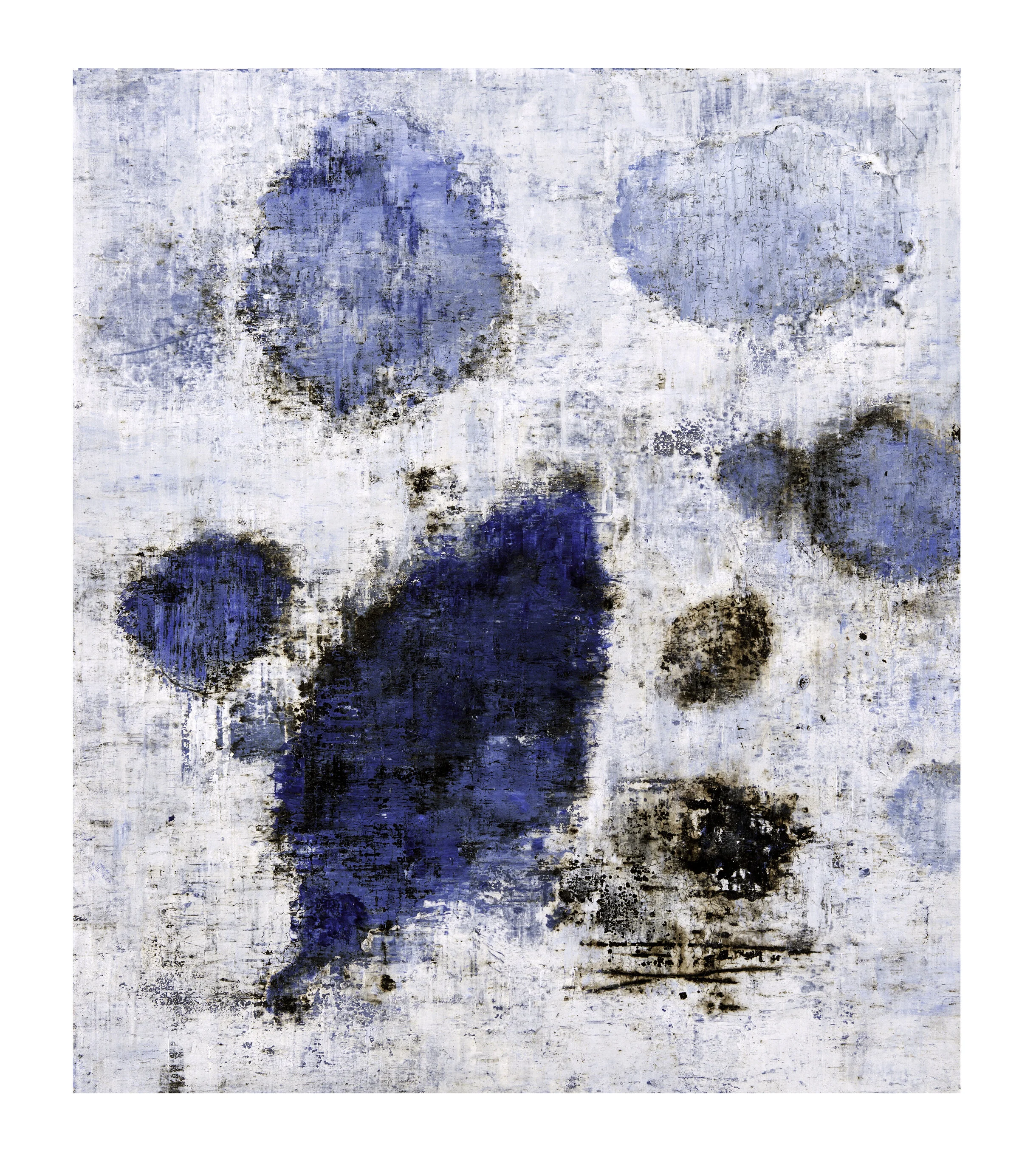  The Cold in Winter III, 2014 Acrylic ink, gouache, watercolor and asphaltum on paper 18” x 15” 