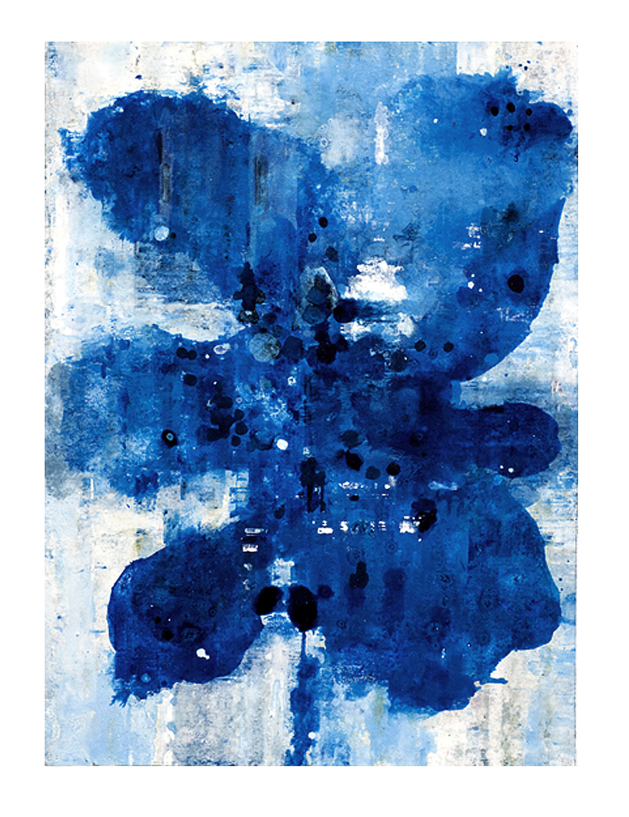  Flower(frost), 2012 Acrylic ink and watercolor on museum board 7” x 5” 