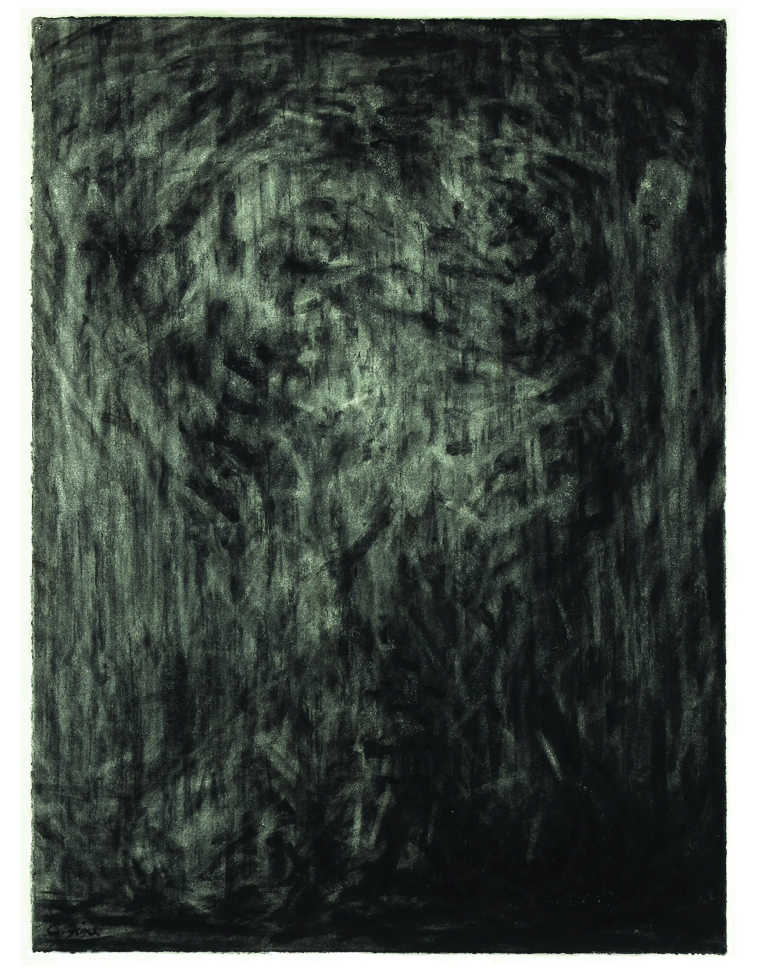  Untitled (torso II), 1985 Charcoal on paper 30” / 22” 