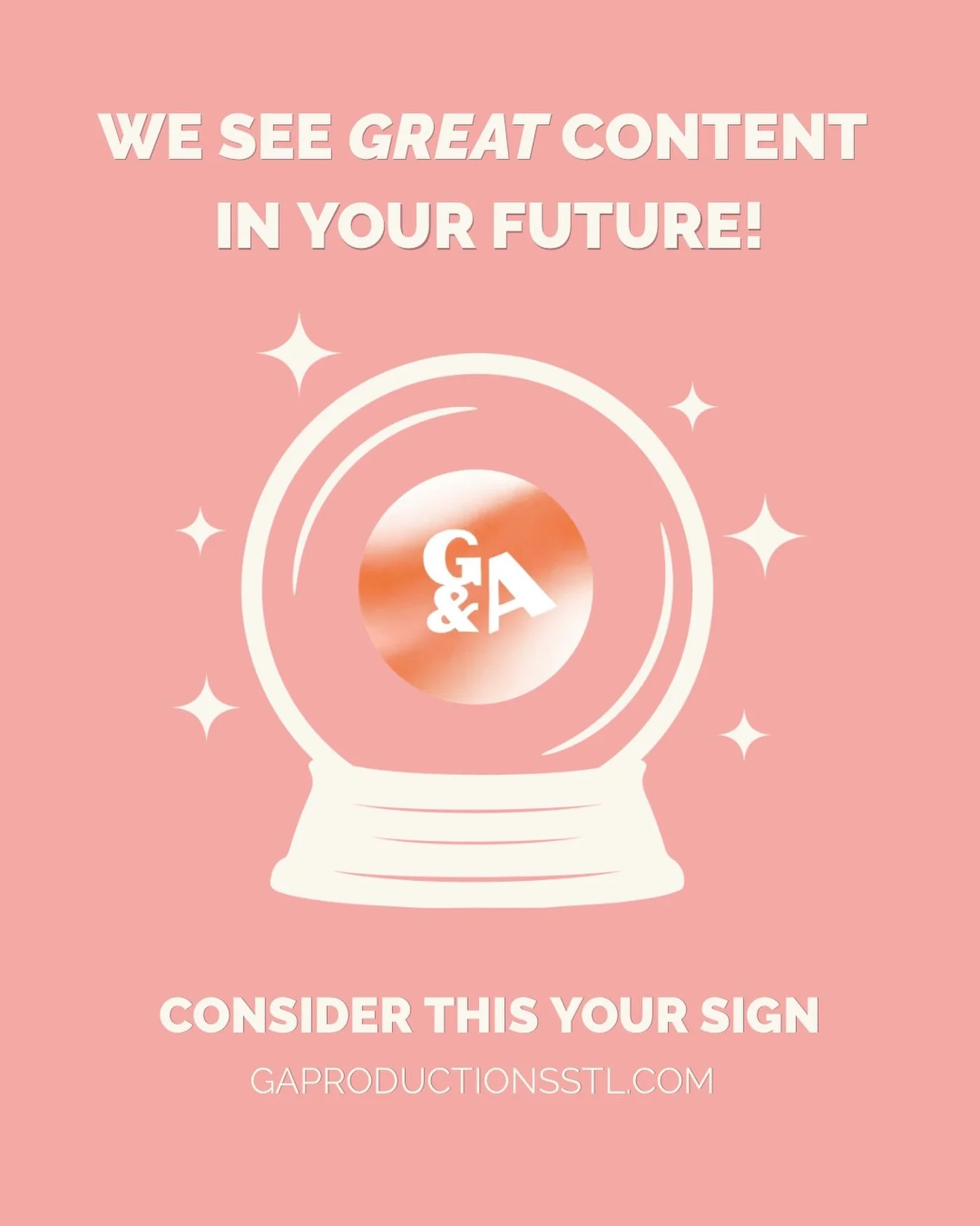 Our prediction? 🔮

More personality. More memorable content. More people paying attention to your brand.

Sounds like a pretty good future to us. Let&rsquo;s create it together. ✨

#STLCreatives #VideoProduction #ContentMarketing #SpookySeasonConten