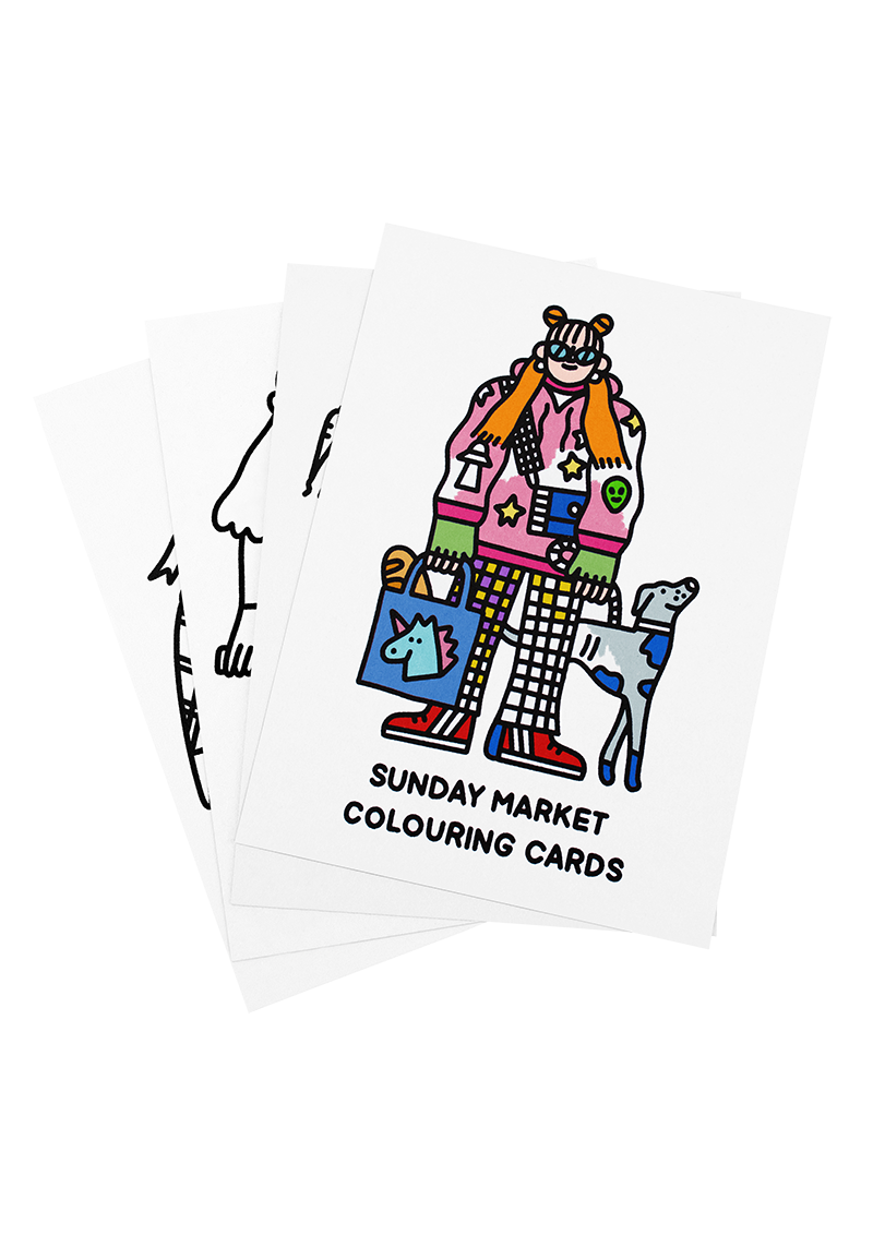 Pack of 10 Colouring Cards