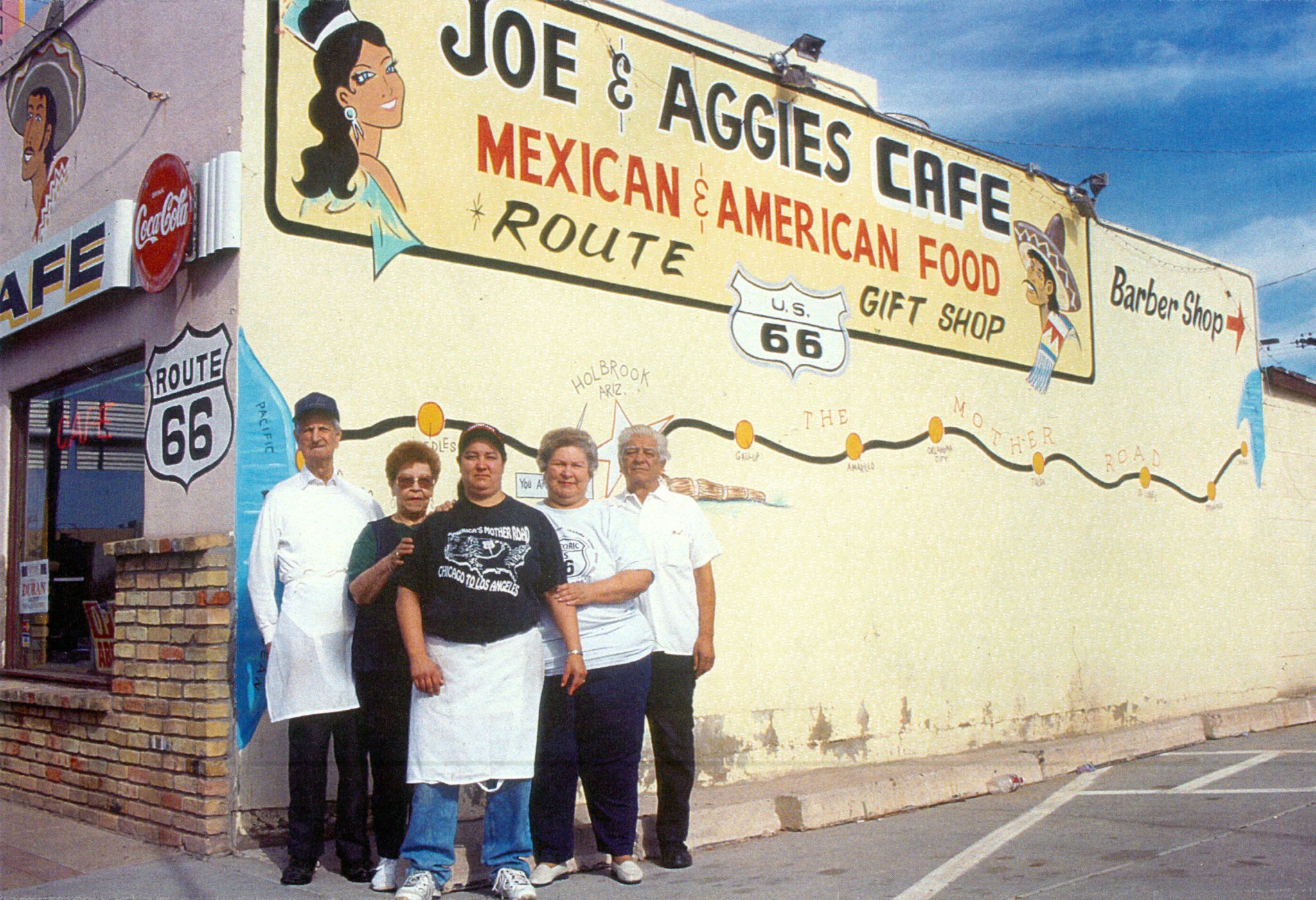  Joe and Aggie’s Cafe is a 3rd generation business in Holbrook, AZ. that inspired the Disney movie Cars. We were lucky enough to meet Joe and Aggie’s grandchildren, who run the cafe today. 