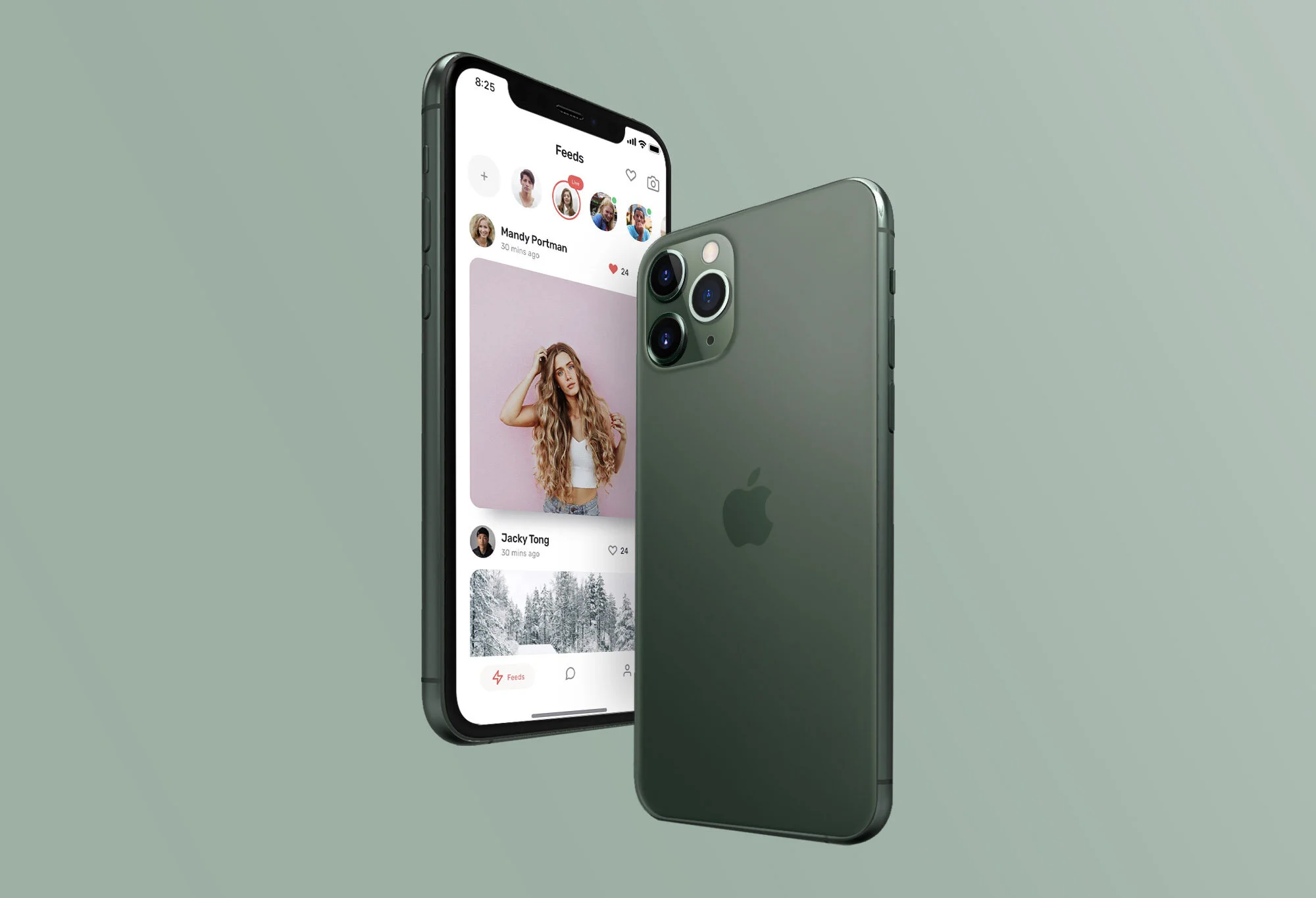 Download Free Iphone 11 Pro 3d Mockup Psd Interface Market