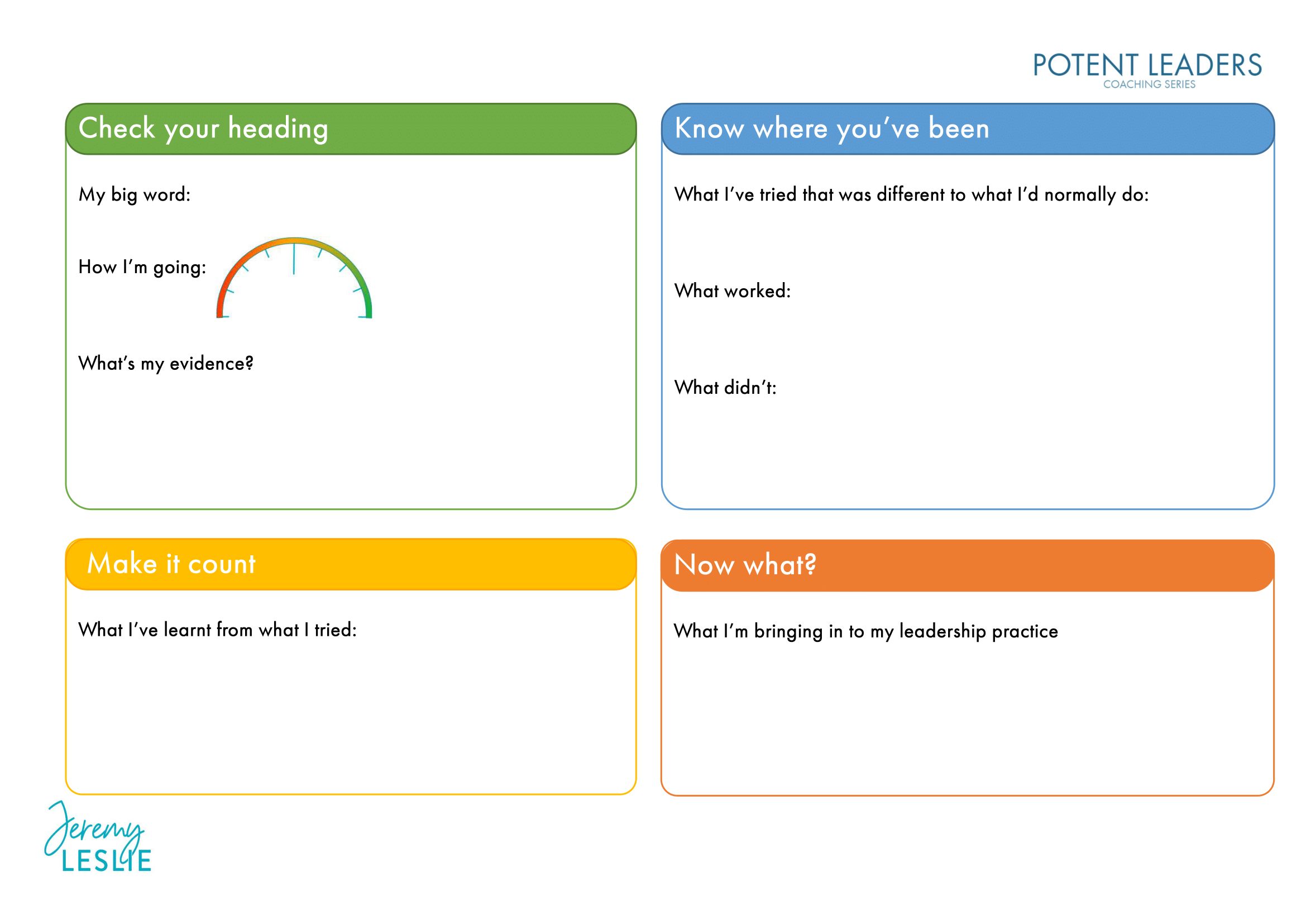 Potent Leader Resources — Jeremy Leslie