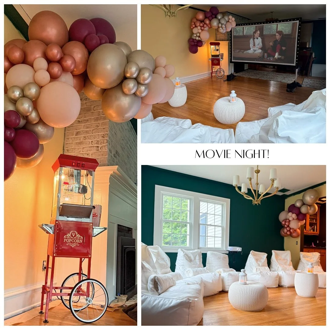 We can&rsquo;t control the forecast, but we can make sure the movie night magic still happens&mdash;indoors or out. 🎥🍿💫

#movienight #eventstyling #madisonwi #birthdayparties