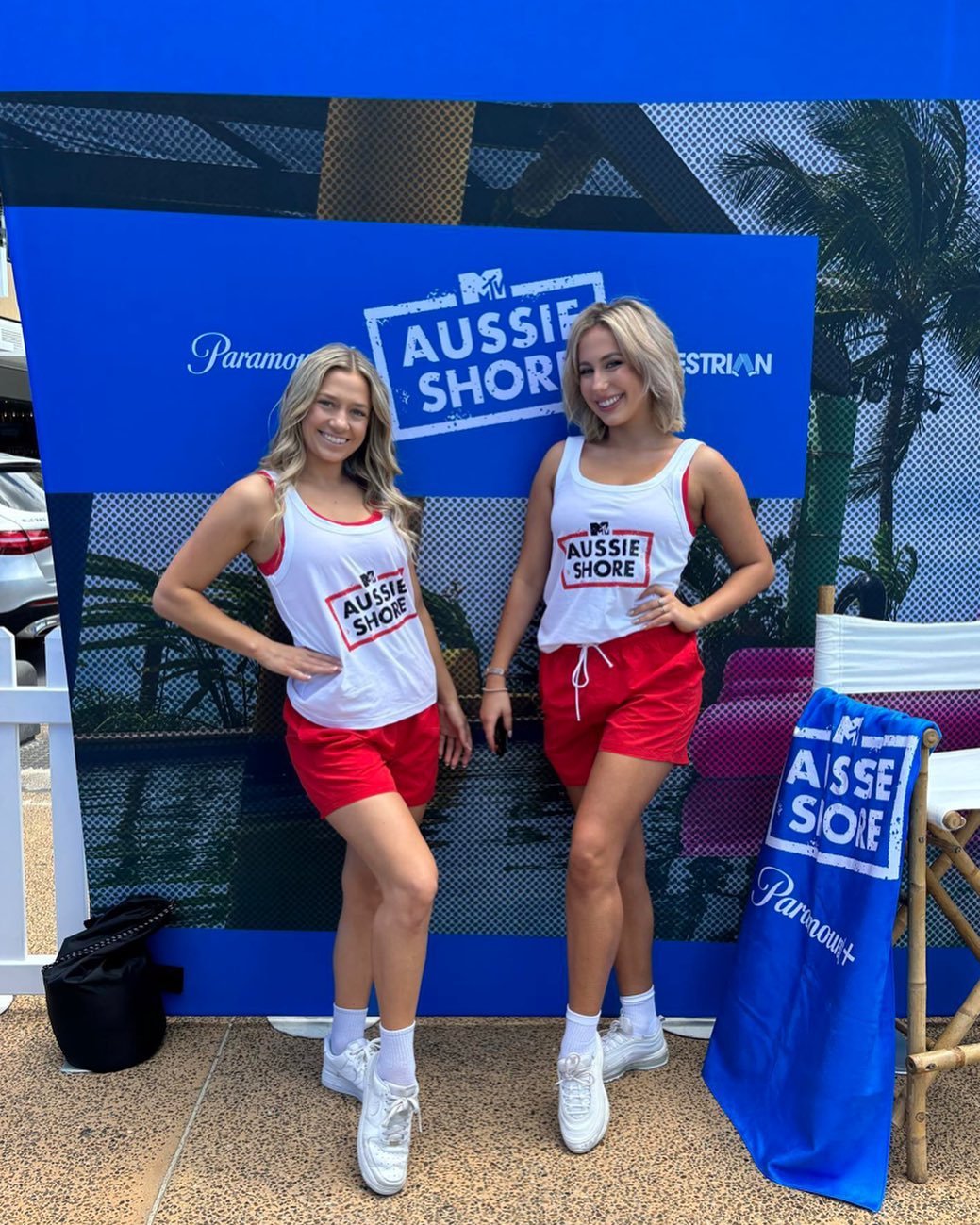 @tajskas and @oliviakirkland__ from @impassioncollective brought the vibes at the @paramountplusau activation for &ldquo;Aussie Shore&rdquo;. Thank you @pedestriantv