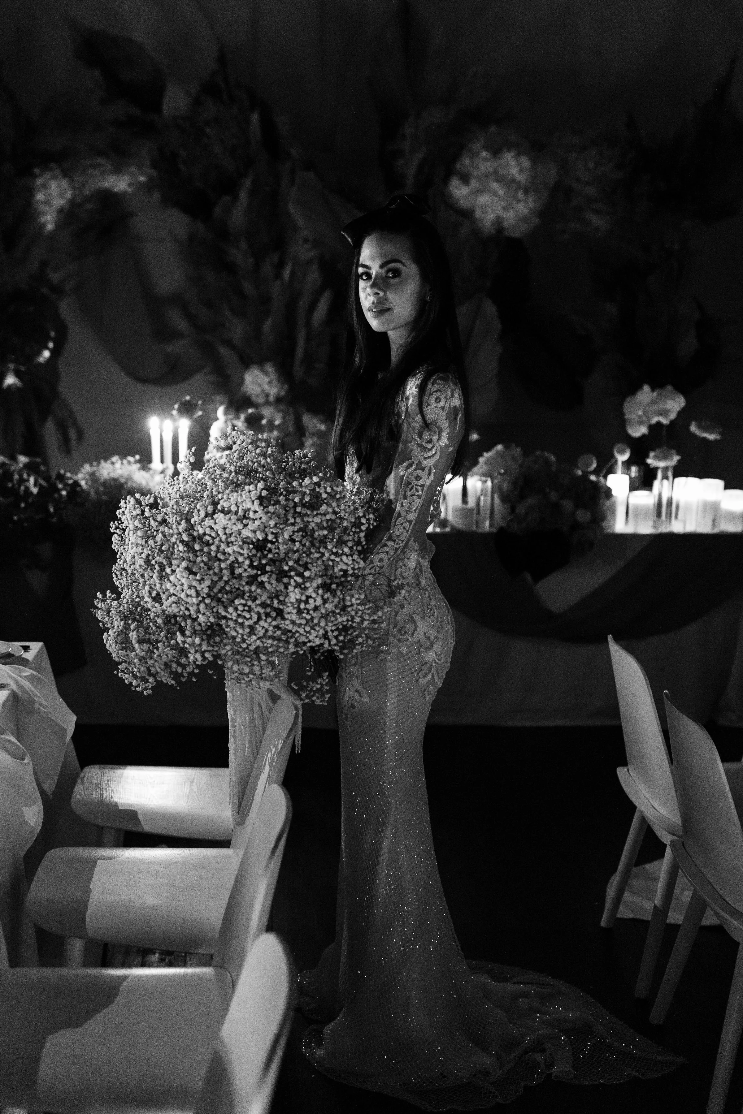  Venue: Moana Hall  Stylist &amp; Florals: Travelling Jaspers (Amber Jasper)  Furniture Hire: M Events Hire  Tableware: Euphoric Events  Food: Fraser’s Events &amp; Catering 