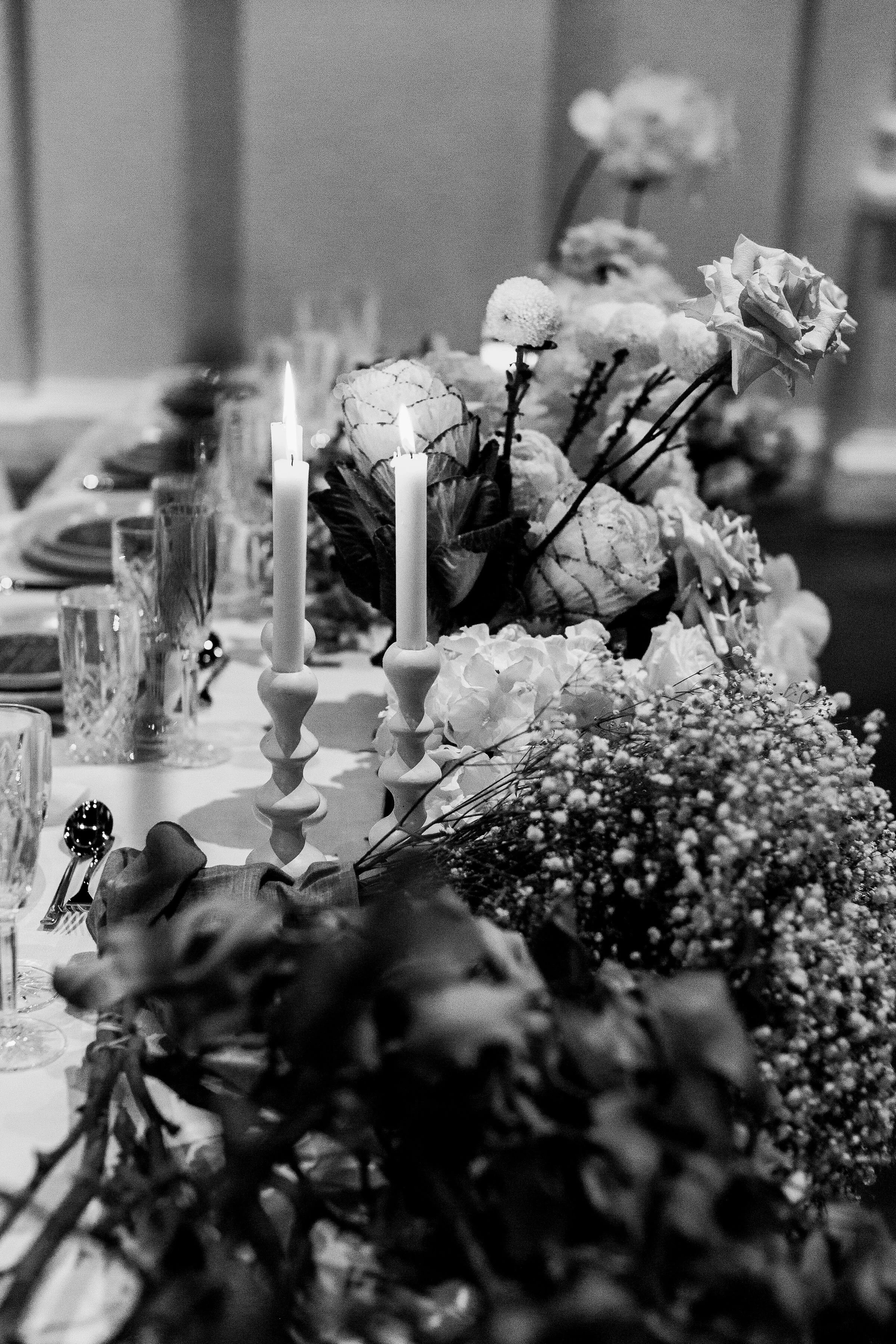  Venue: Moana Hall  Stylist &amp; Florals: Travelling Jaspers (Amber Jasper)  Furniture Hire: M Events Hire  Tableware: Euphoric Events  Food: Fraser’s Events &amp; Catering 