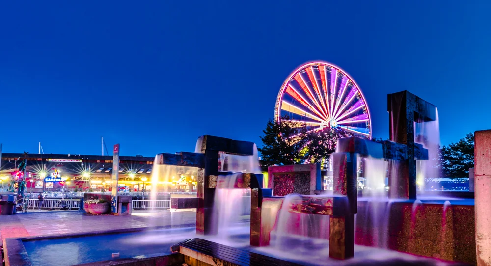 Seattle Ferris Wheel Pride Weekend