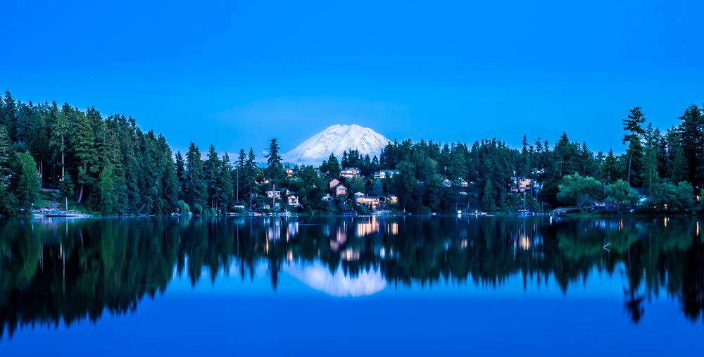 Lake Wilderness and Rainier