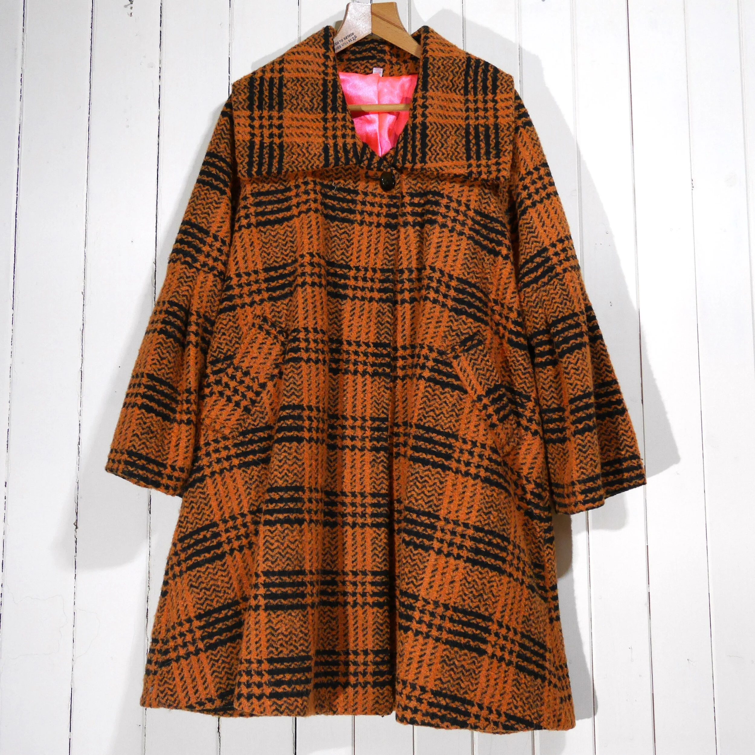 orange swing coat