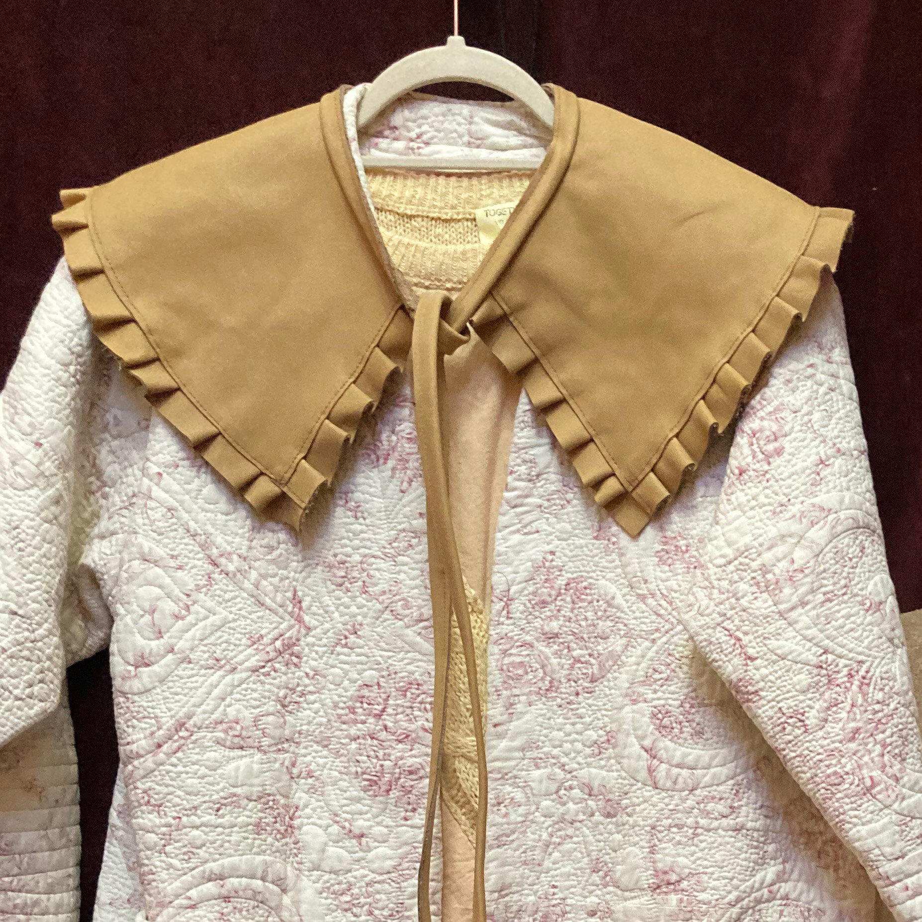 Sand Leather Puritan Collar