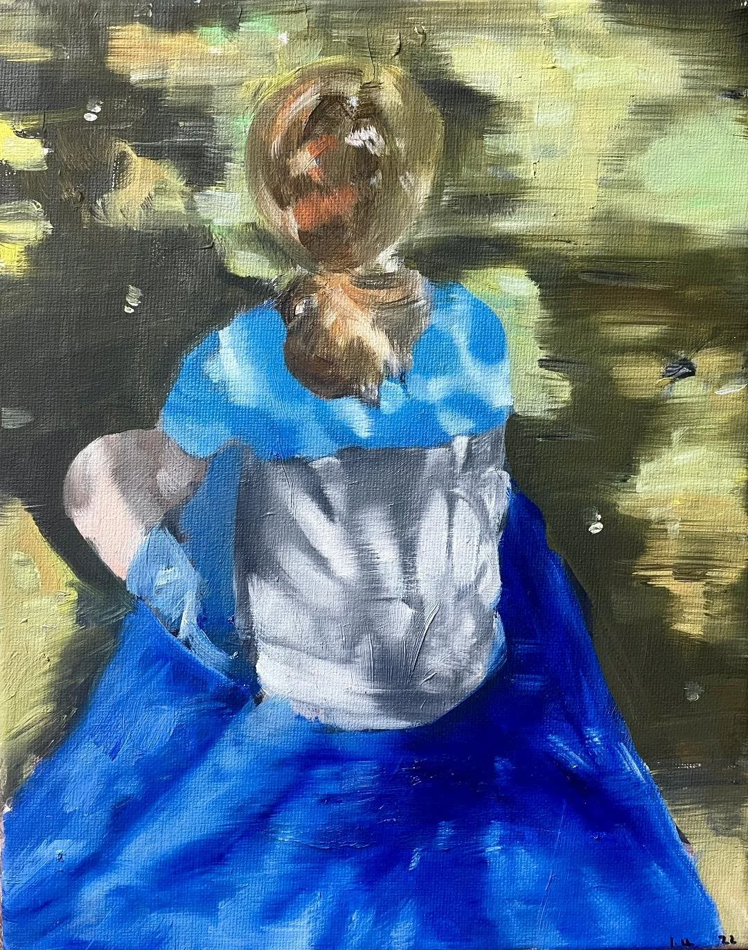  Hope V, 2022, oil on canvas, 30x24 cm 