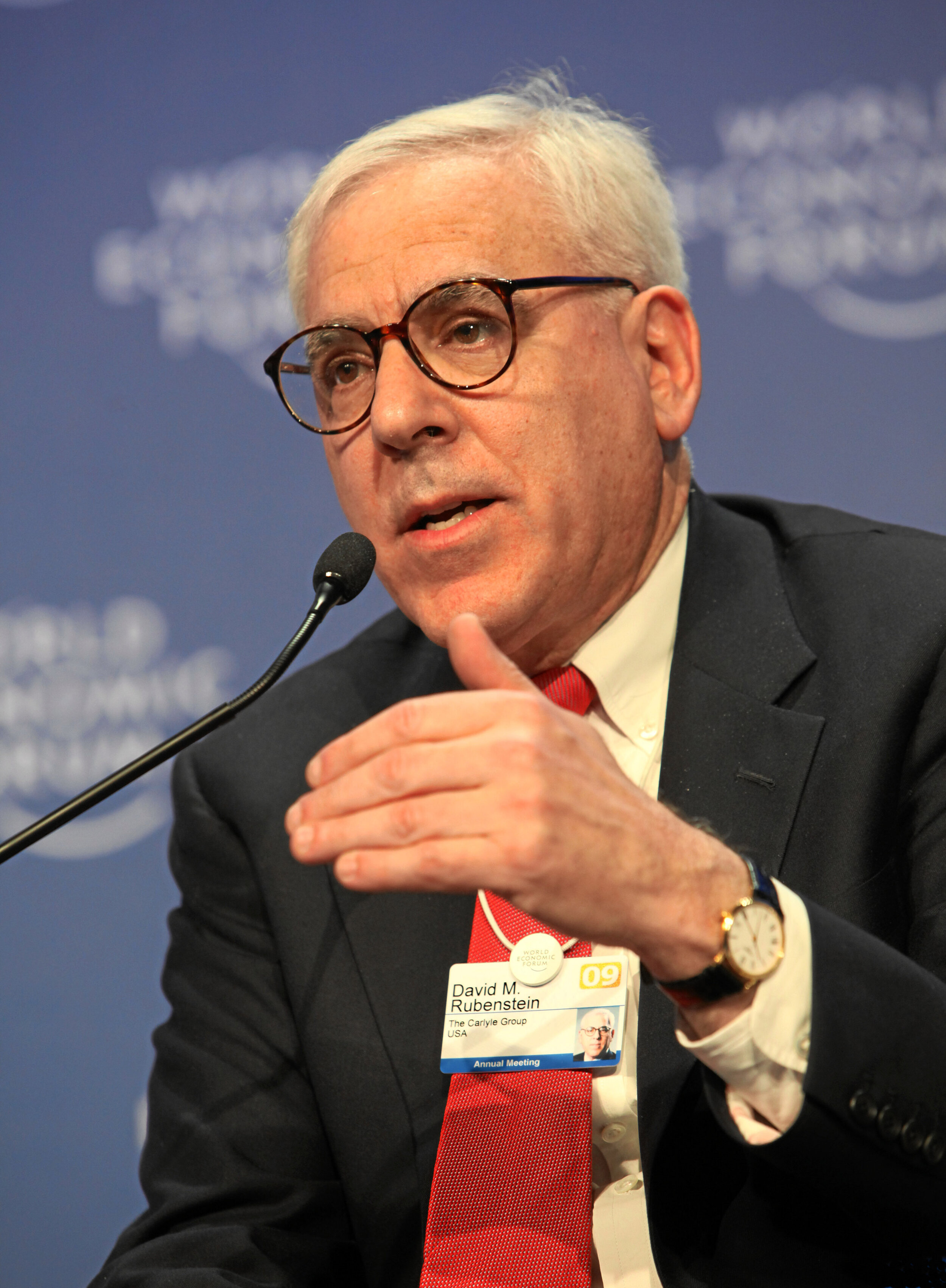 Previous speakers include David M. Rubenstein