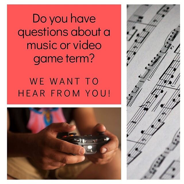 We are currently adding to our list of topics to cover in the Game Music 101 video series and we want to hear from YOU! Let us know in the comments below, or shoot us a message to share any questions you would love answered or any terminology we can 