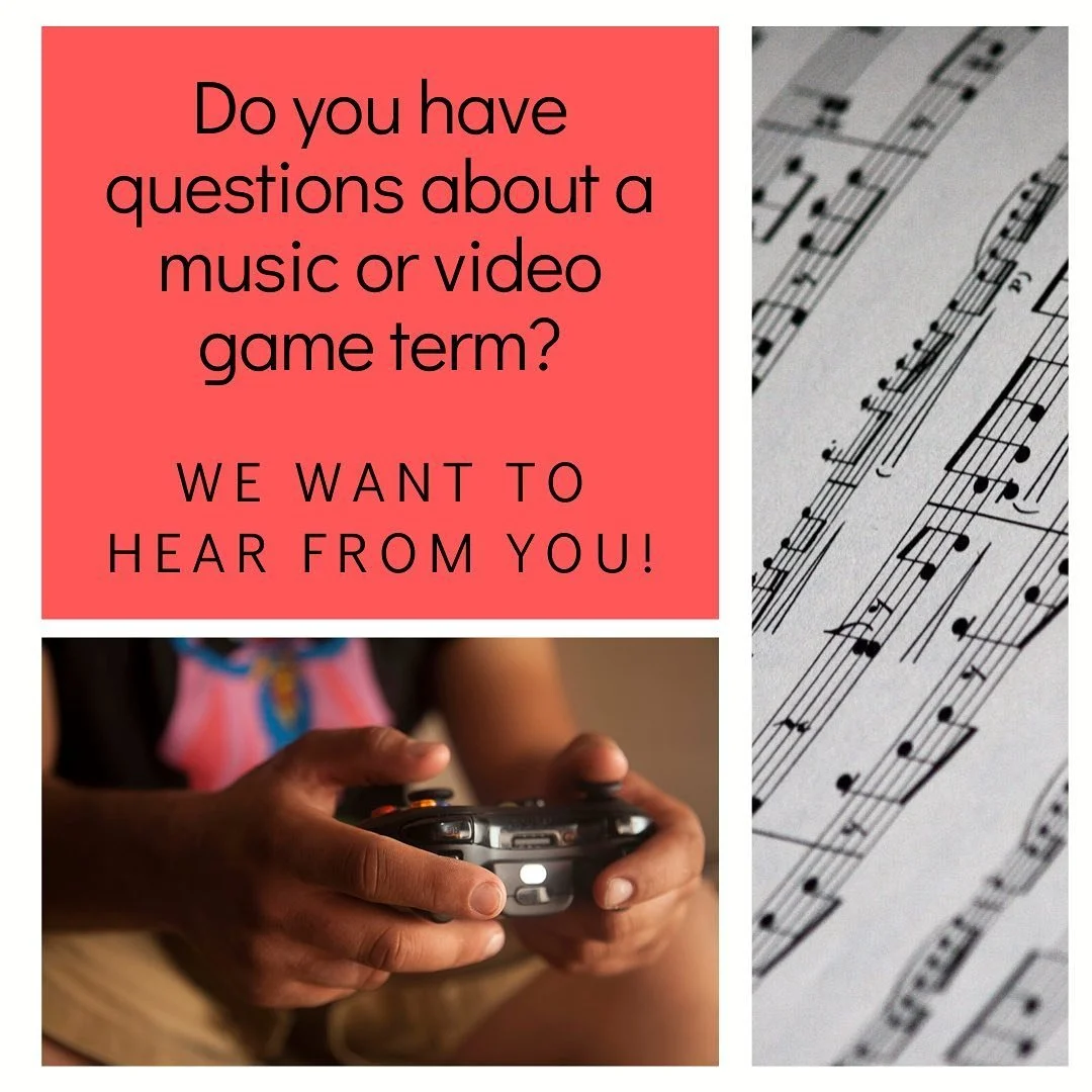 We are currently adding to our list of topics to cover in the Game Music 101 video series and we want to hear from YOU! Let us know in the comments below, or shoot us a message to share any questions you would love answered or any terminology we can 