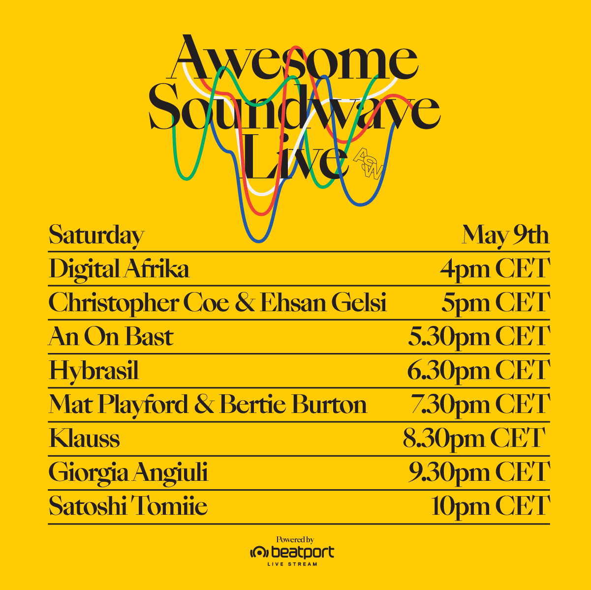 Set times out now for Awesome Soundwave Live II 