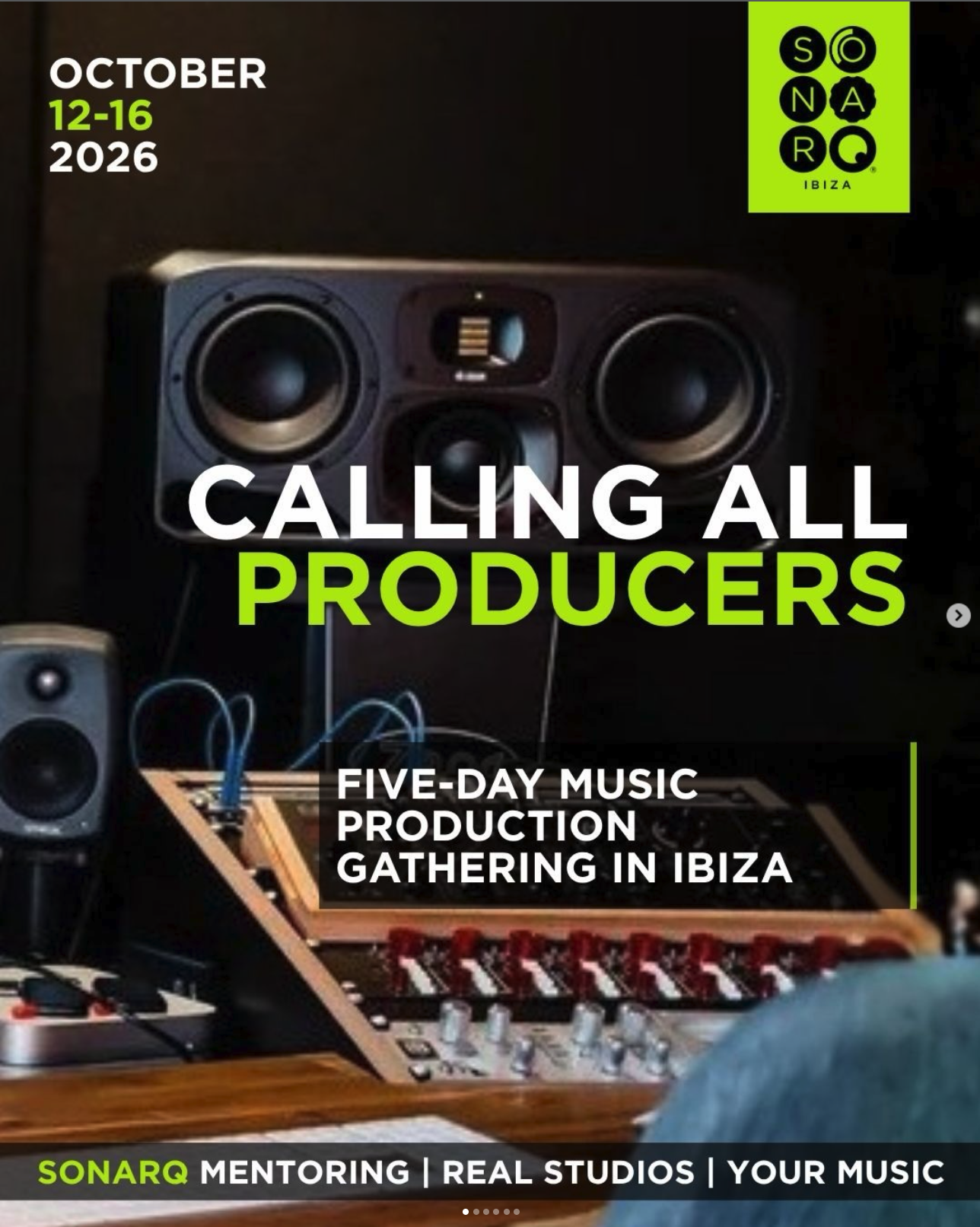 Open call for electronic music producers at SONARQ Ibiza and Christopher Coe