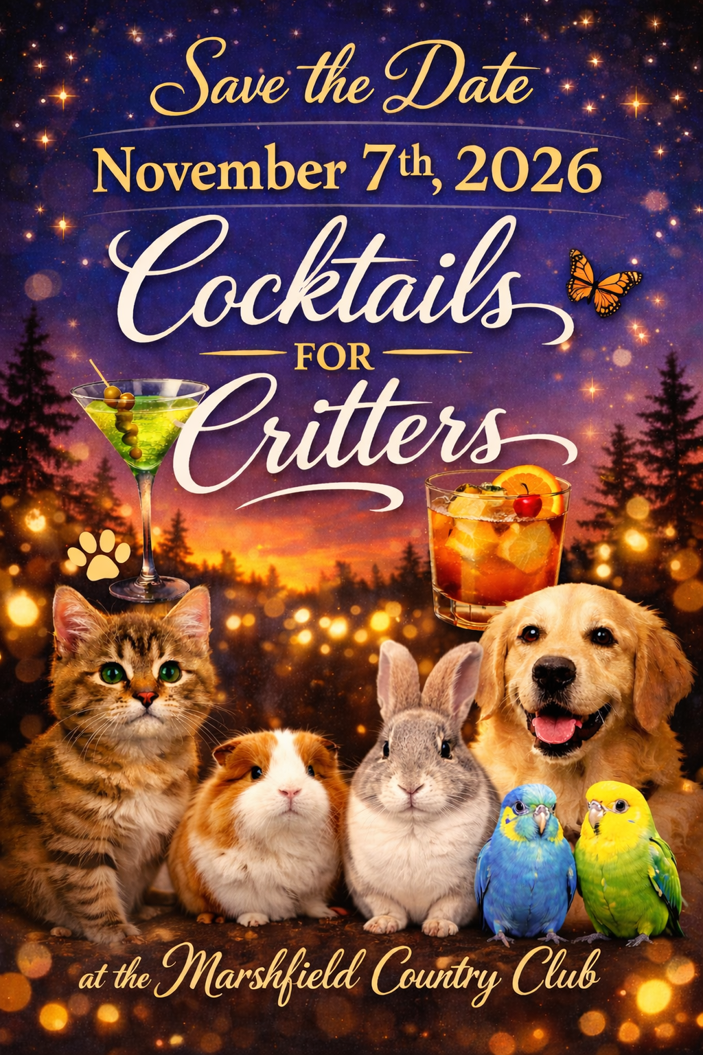 COCKTAILS FOR CRITTERS 2026