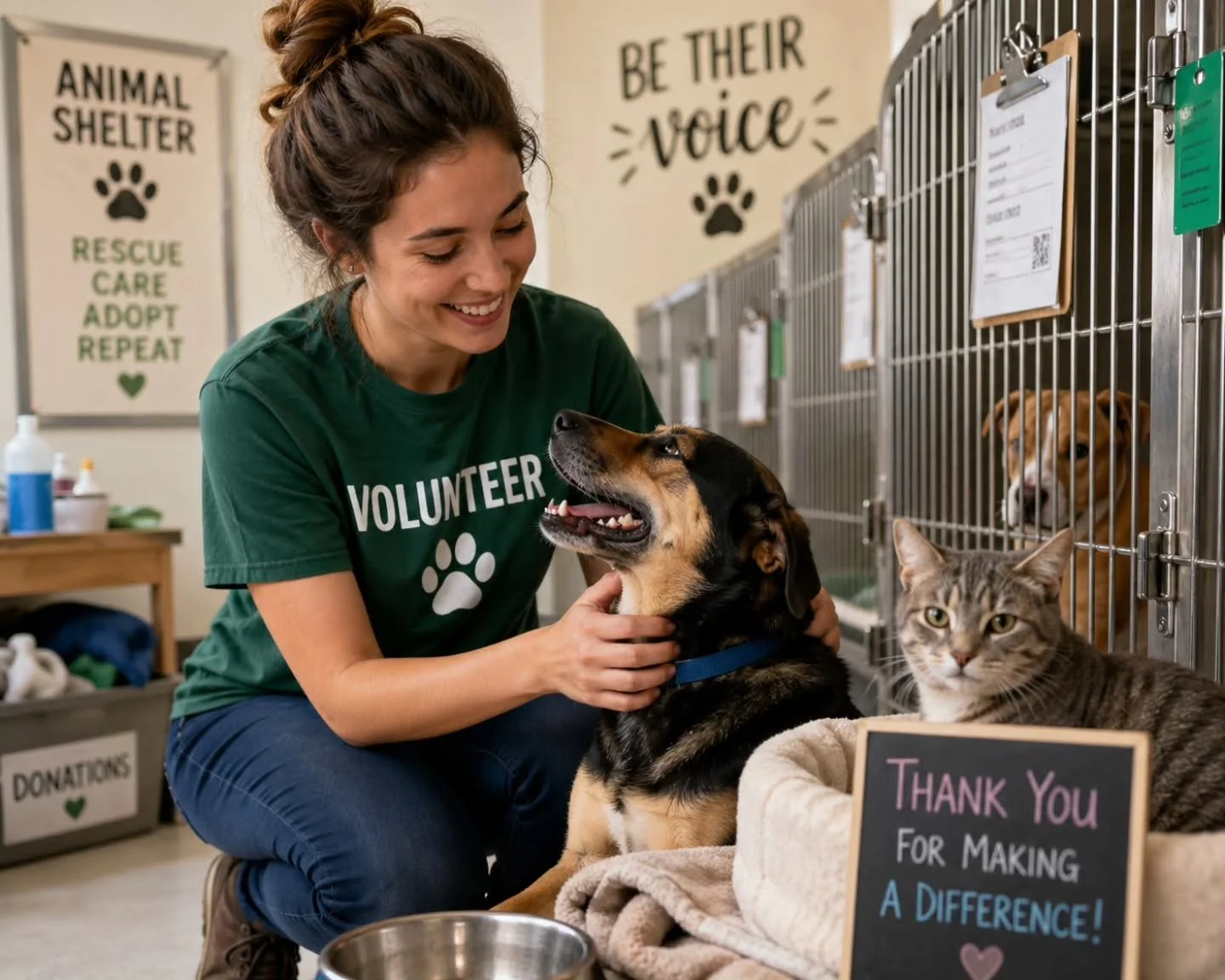 Weekend Volunteers Needed! 
We have an urgent need for 1 volunteer on Saturdays at 5pm and 2 volunteers on Sundays at 10am. This is a weekly commitment.  Apply at friendsofmarshfieldanimalshelter.org