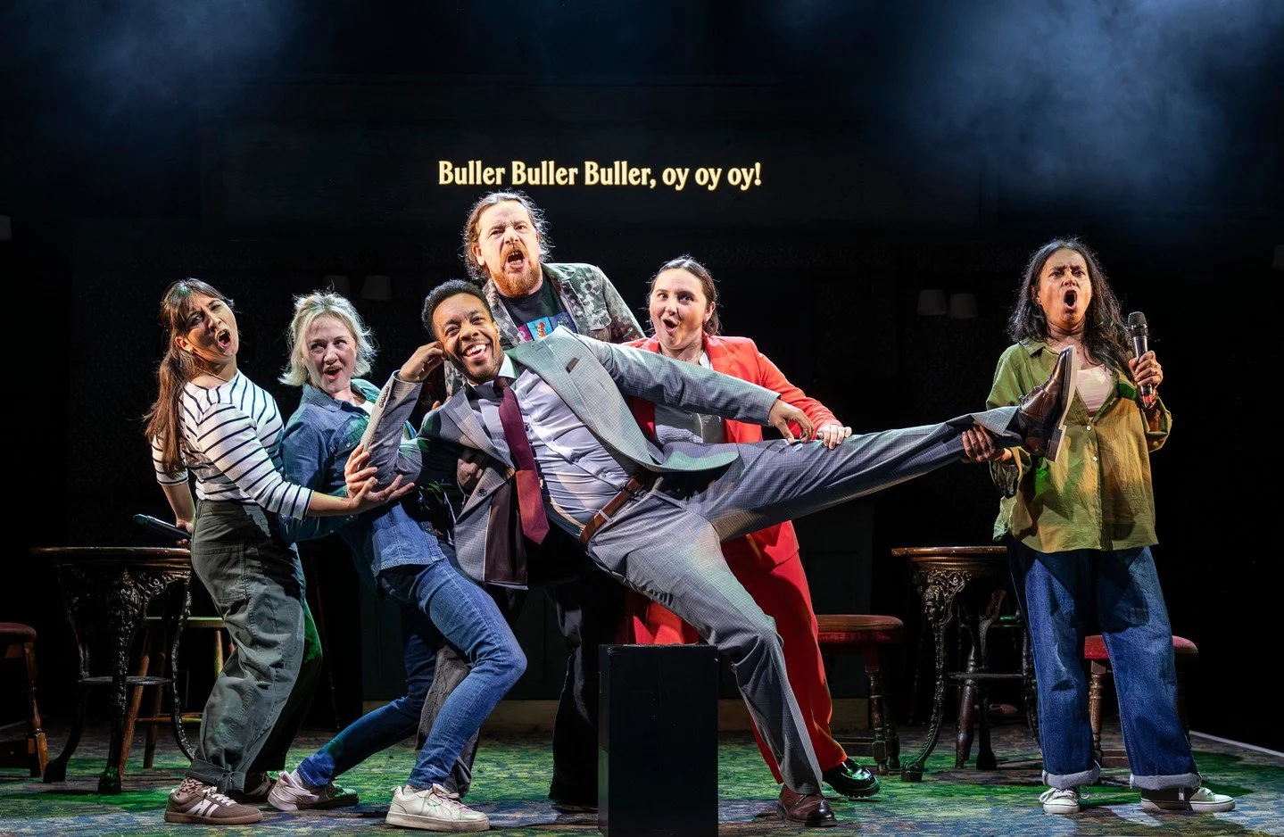 🍻OUR PUBLIC HOUSE OPENS TODAY!🍻 

After years of conversations, hundreds of workshops and voices gathered from across the country, Our Public House begins its journey tonight at @leedsplayhouse.

A pub. An election. A storm outside. Inside, strange