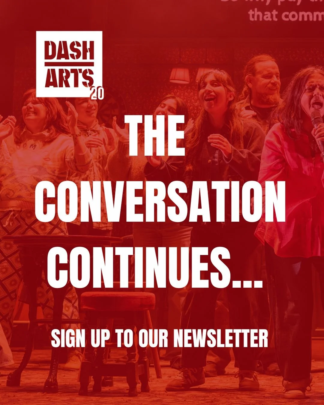 The conversation continues....

This week, we're sending a special edition of the Dash Arts newsletter, looking back on three extraordinary years of Albion and celebrating the end of Our Public House's national tour.

Inside you'll find:
&bull; A fin