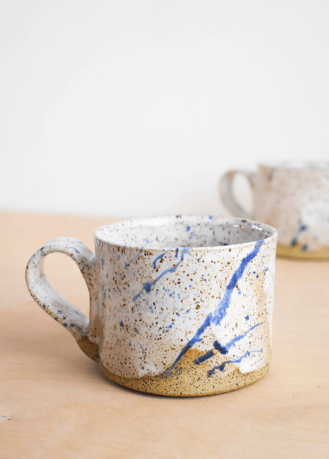 GoodMorningMugBlueSplatter.webp