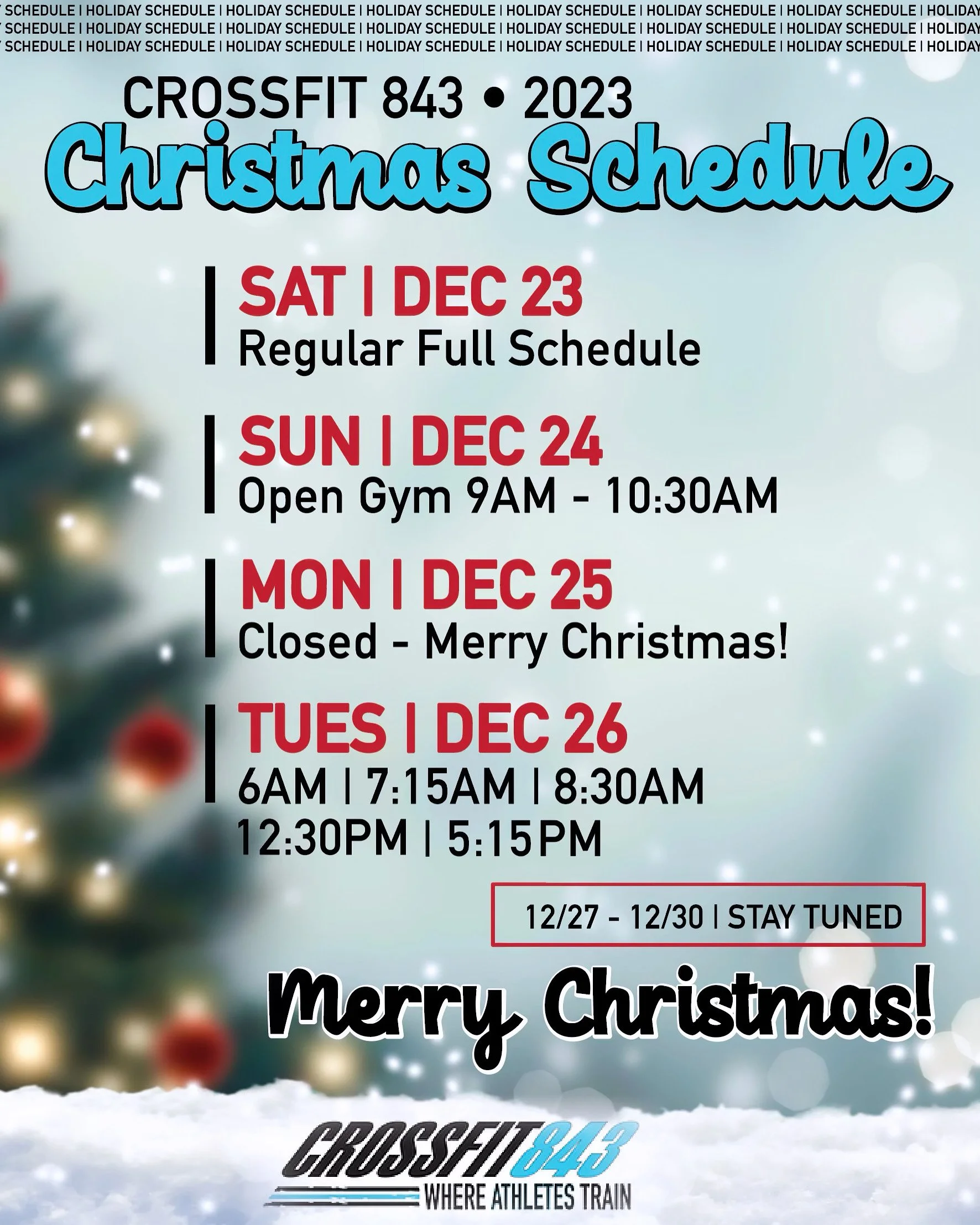 12.26.23 Workout of the Day