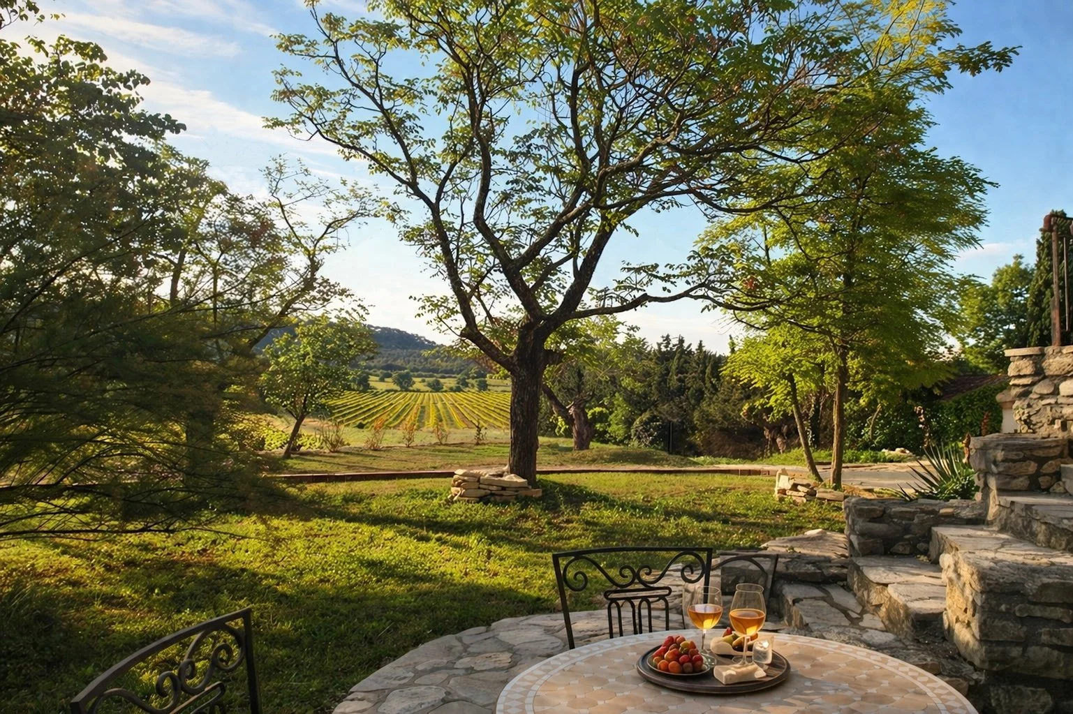 Le jardin du Domaine de Monteils à Carnas.jpg
