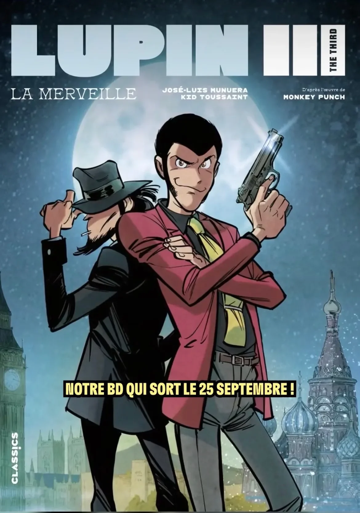 French Lupin III comic gets September release date, cover reveal