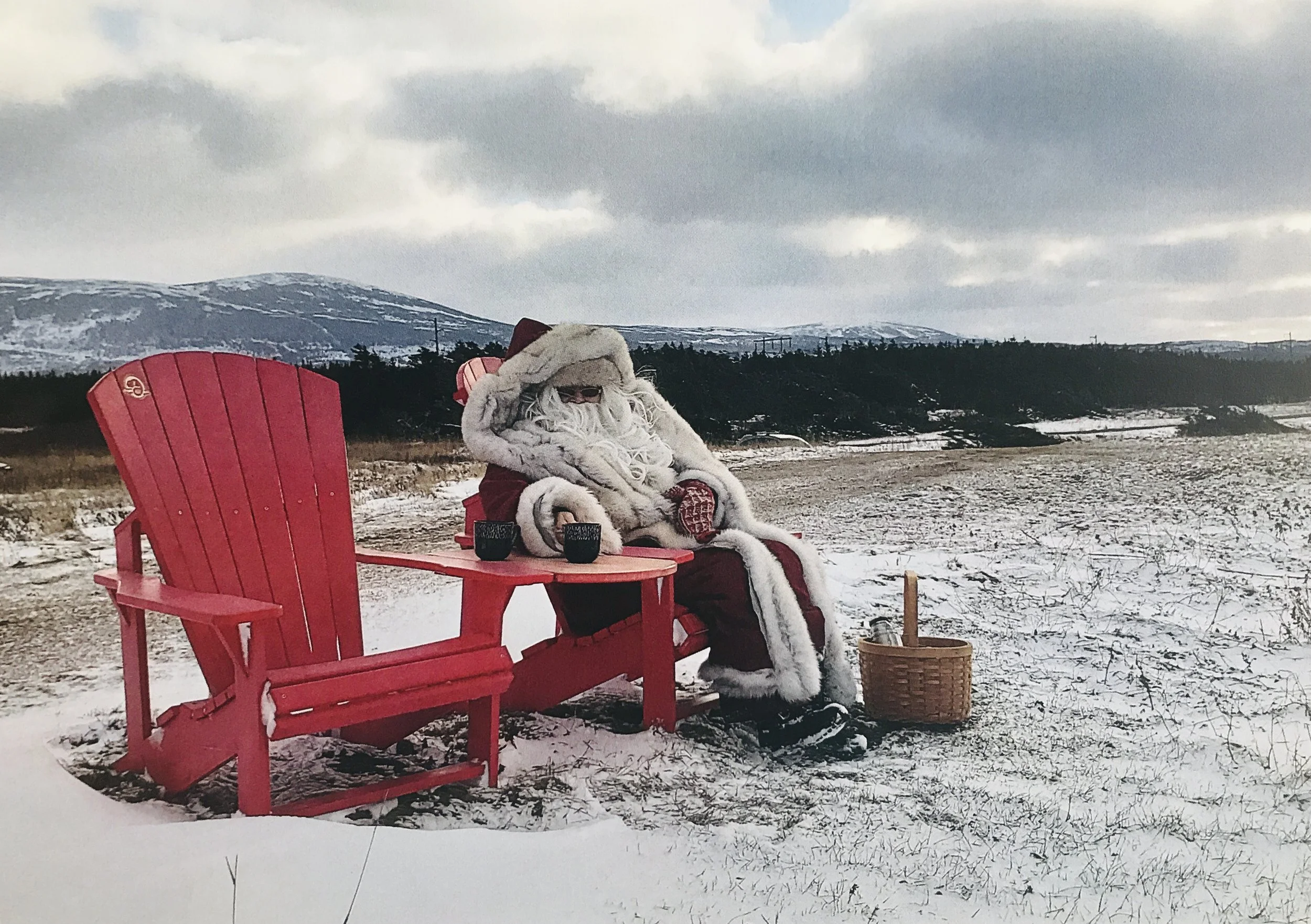 Santa and the Red Chairs