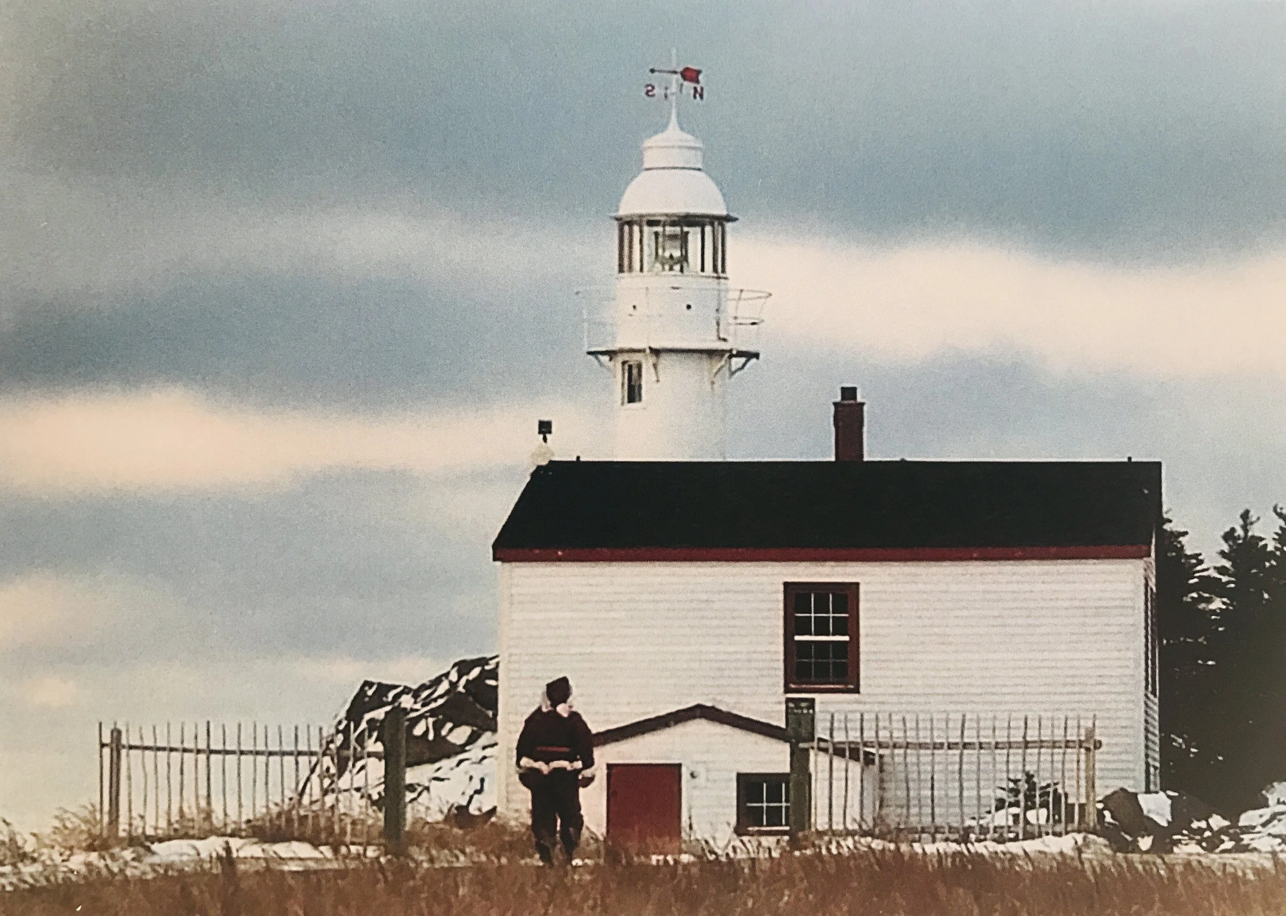 Santa at Lobster Cove Head Lighthouse