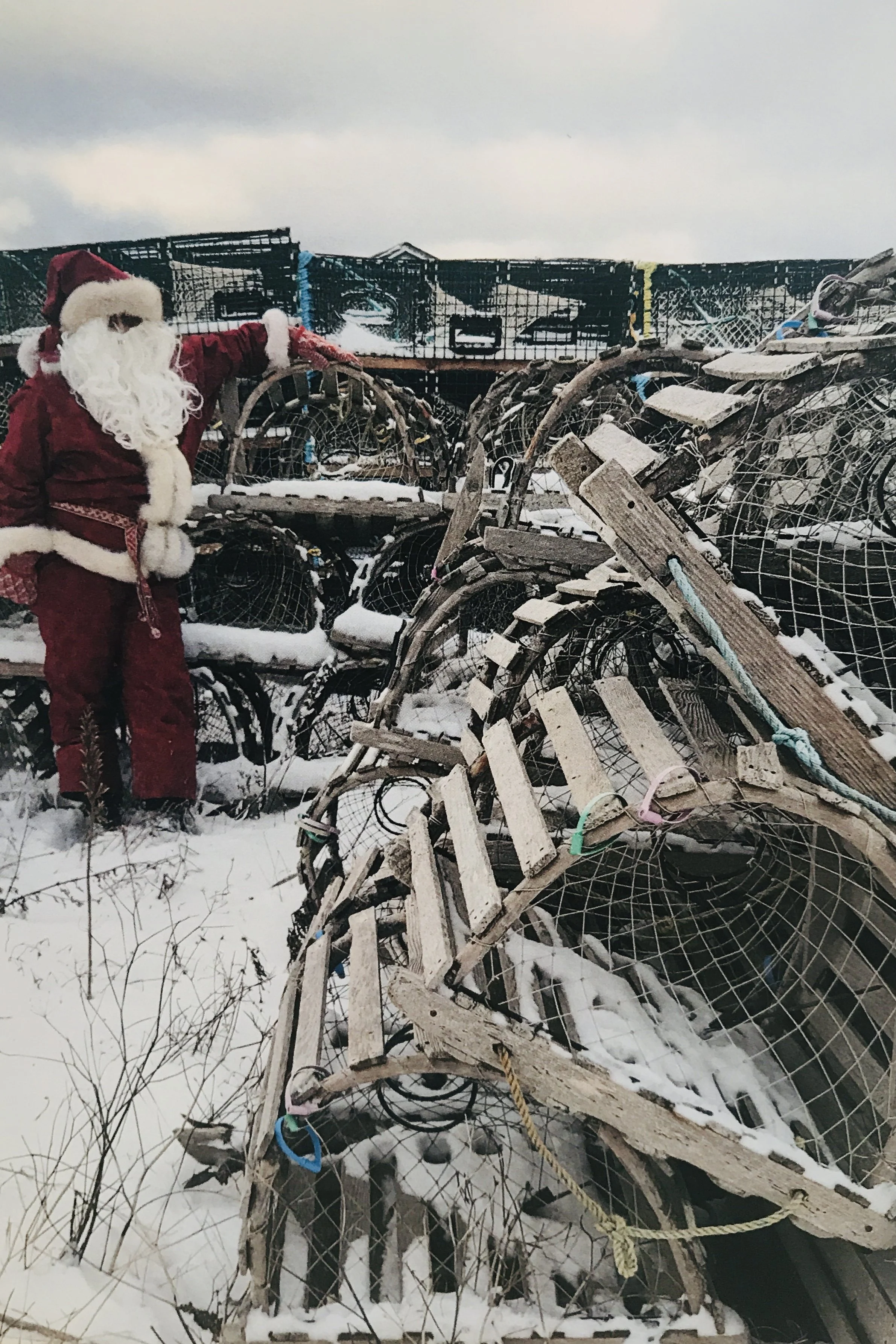 Santa and the Lobster Traps