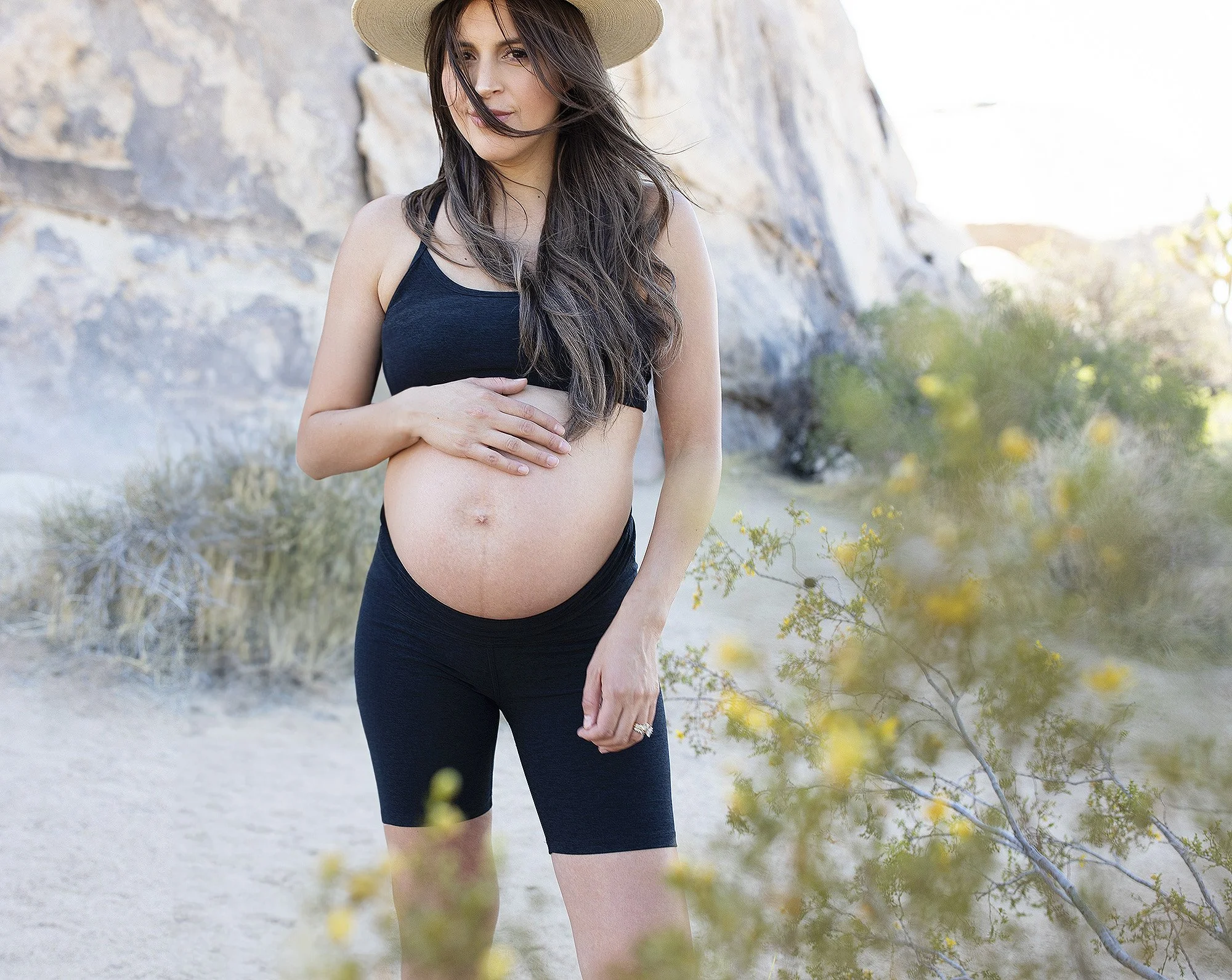 Beyond Yoga Maternity in Joshua Tree, California
