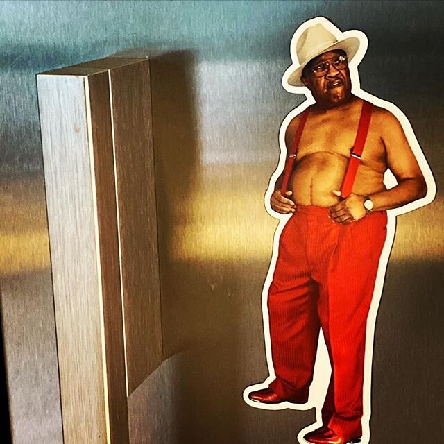 I can&rsquo;t believe it!! My very own Swamp Dogg fridge magnet!! As if @theswampdogg was not hip enough already! 
Listening to my physical copy of &ldquo;Love, Loss, and Autone&rdquo; now - ahhhh!!!